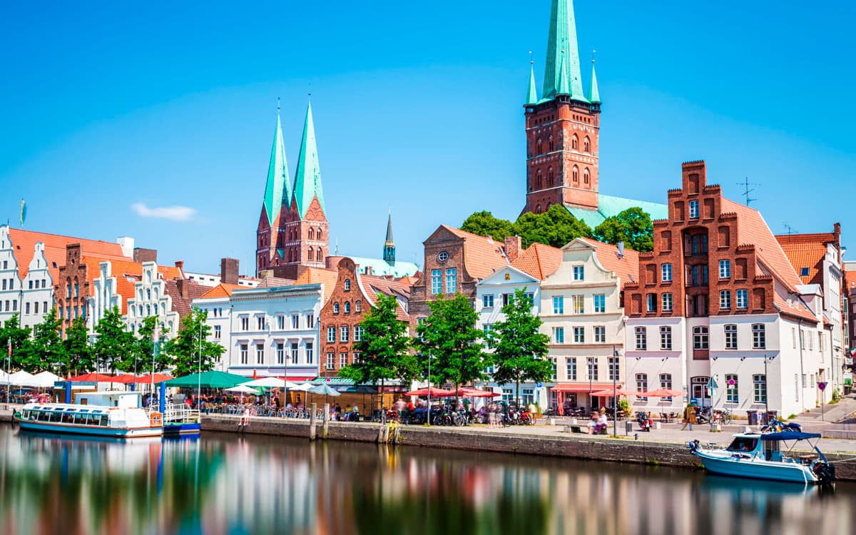 Skyline of Lübeck