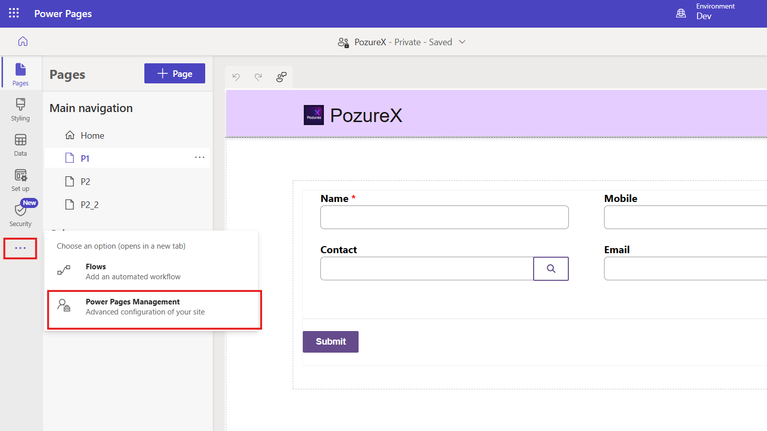 power-pages-management