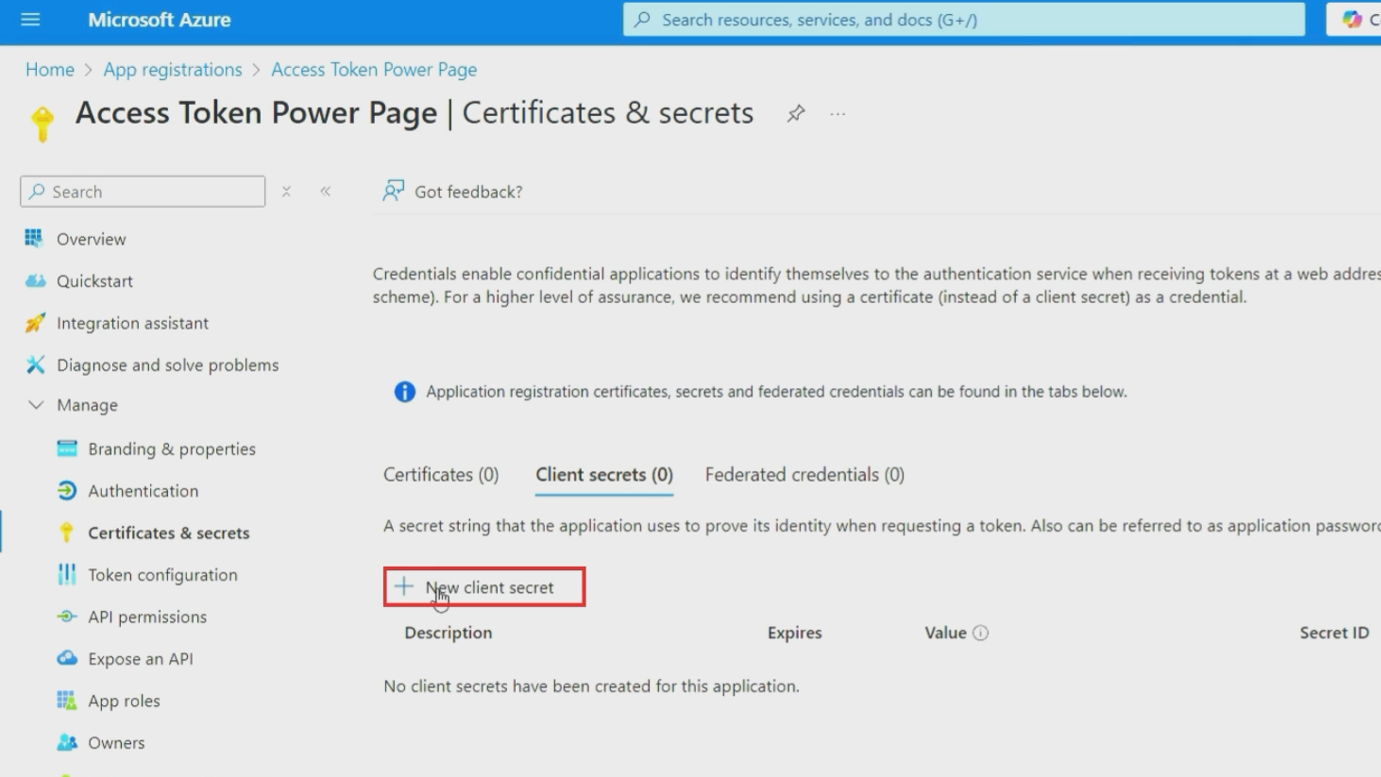 new-client-secret