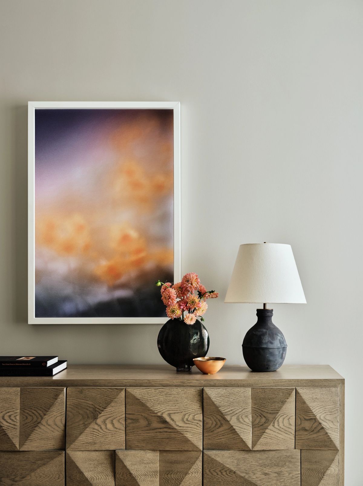 Credenza in entry hallway
