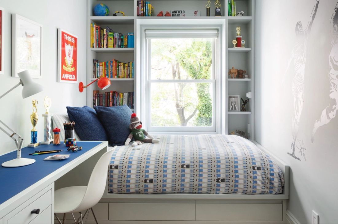 Kids room with window