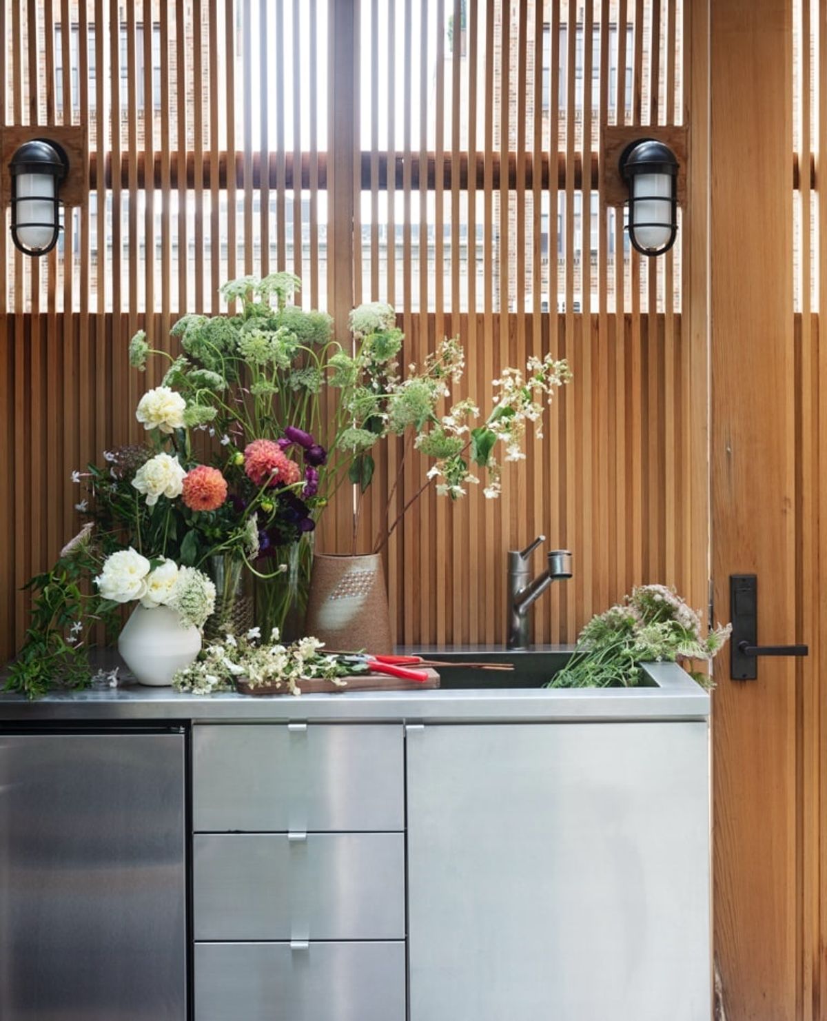 Rooftop deck kitchen area