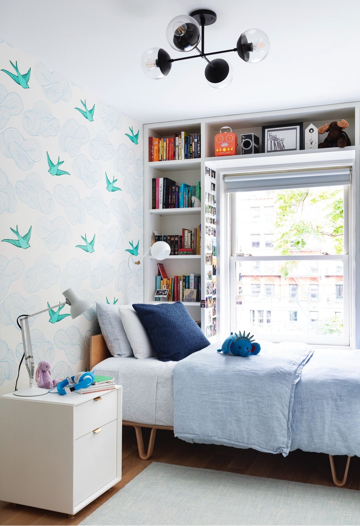 Teen room with window