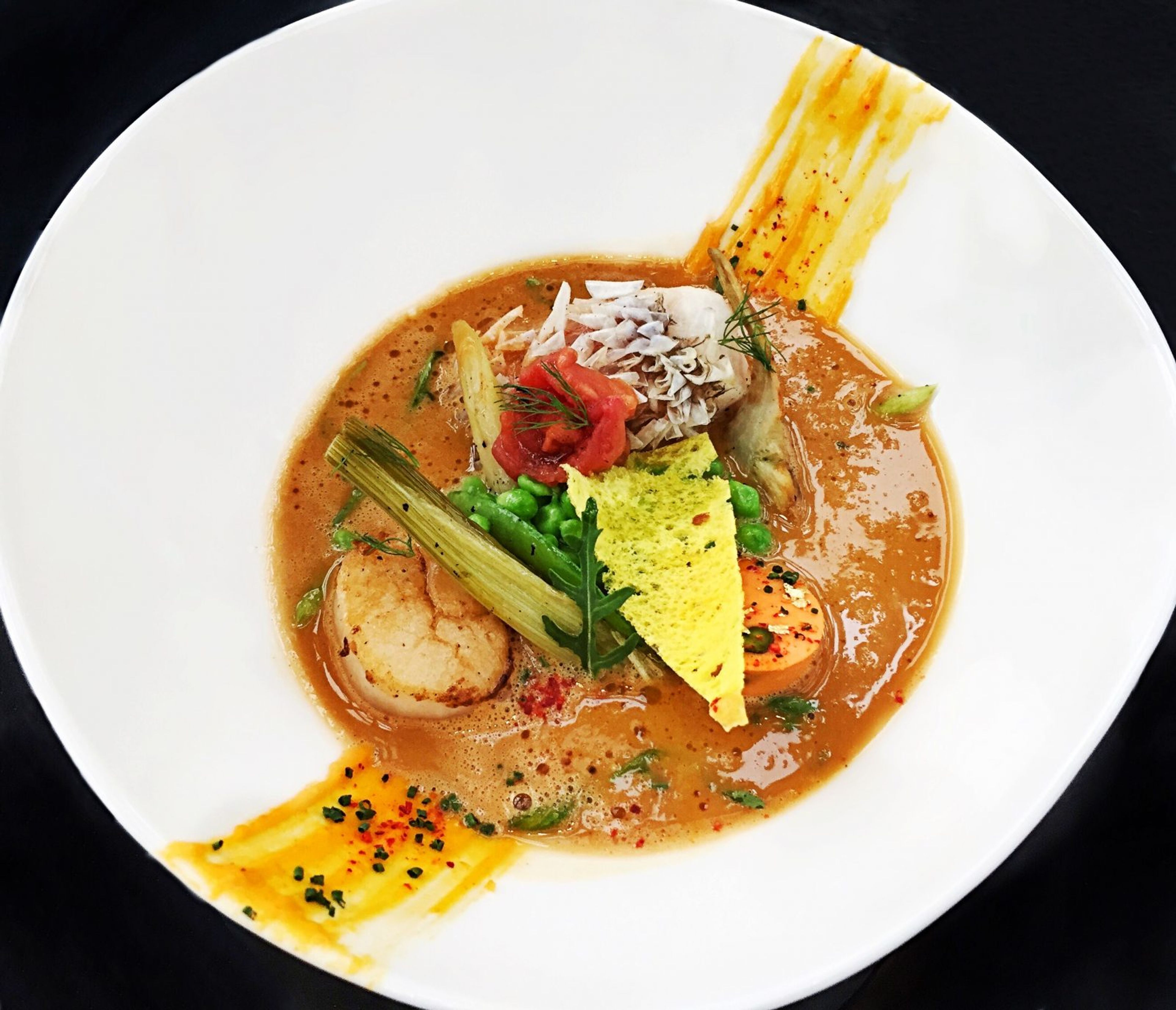 Un plat du Robuchon au Dôme