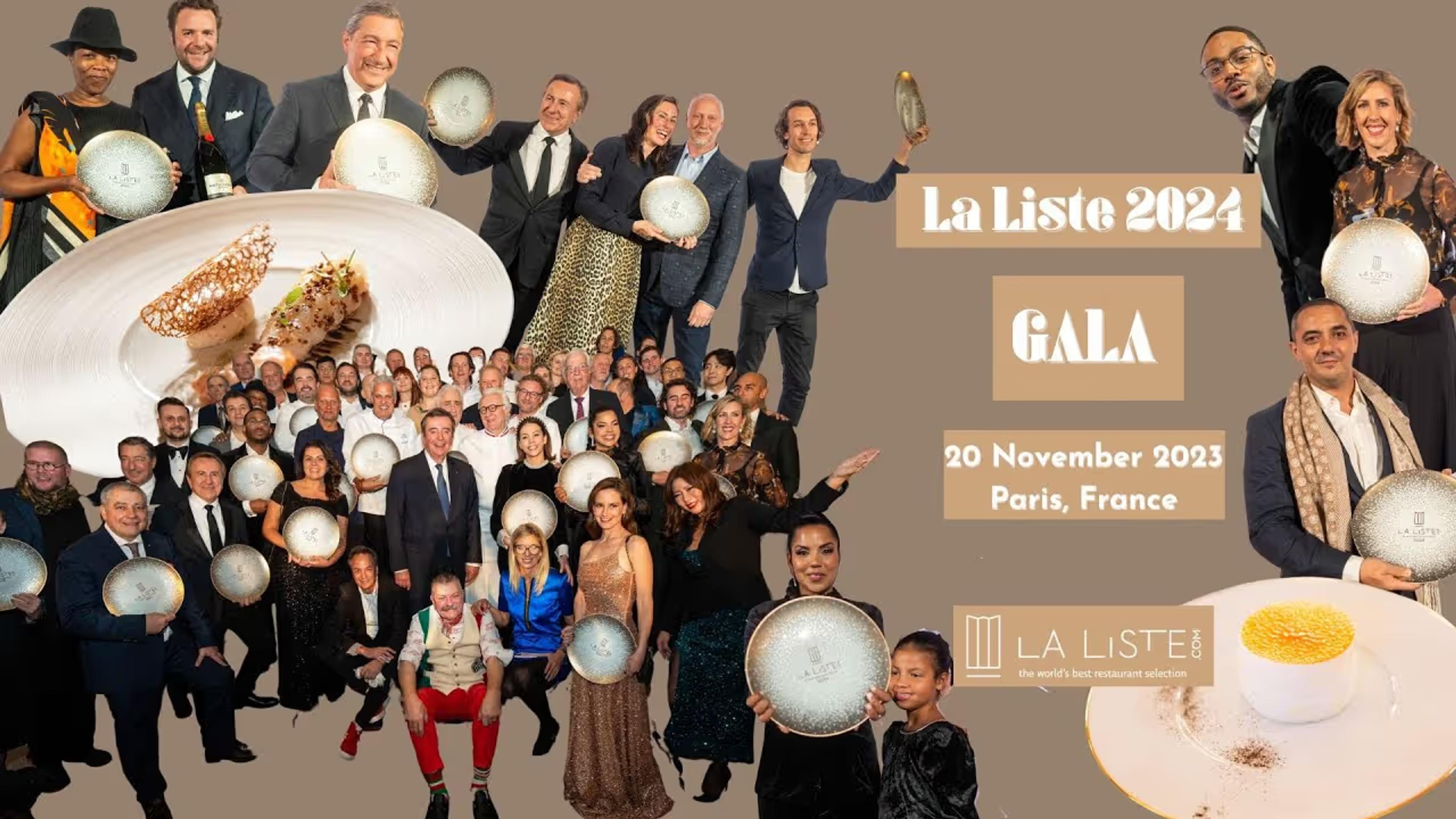 LaListe 2024 Gala and Awards Ceremony in Paris
