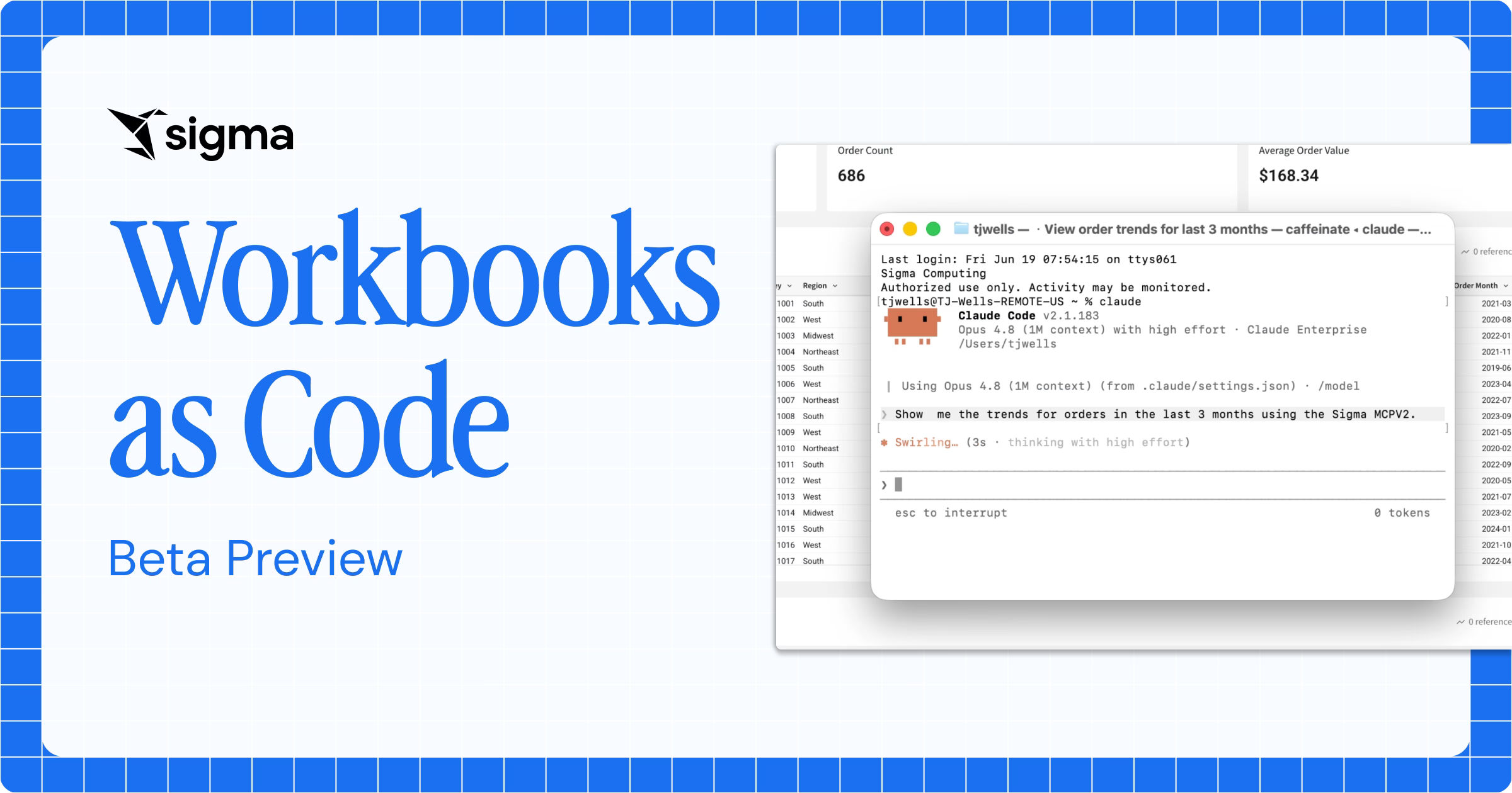 Workbooks as Code Preview: Build, Version, and Generate Sigma Dashboards Programmatically