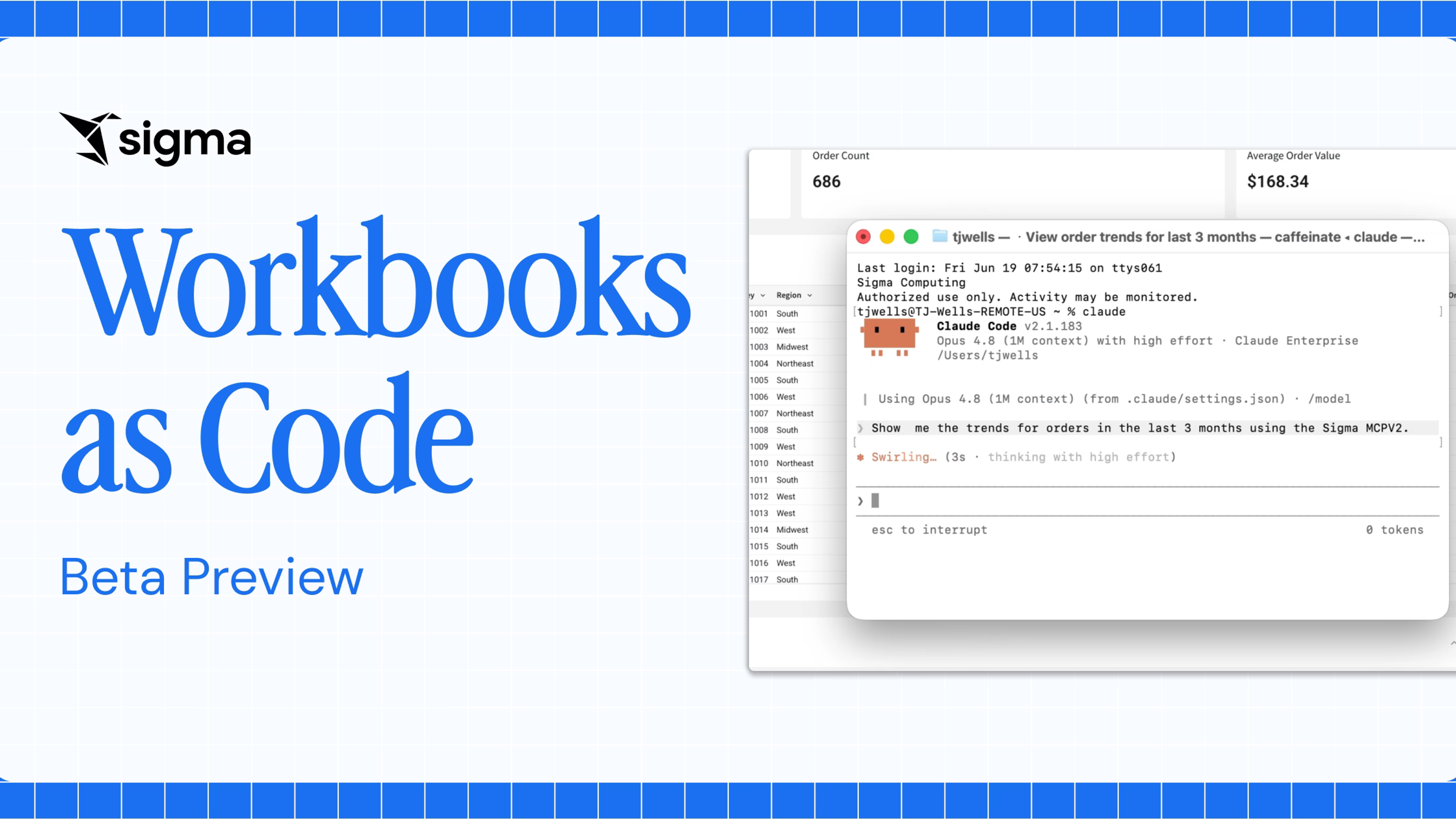 Workbooks as Code Preview: Build, Version, and Generate Sigma Dashboards Programmatically