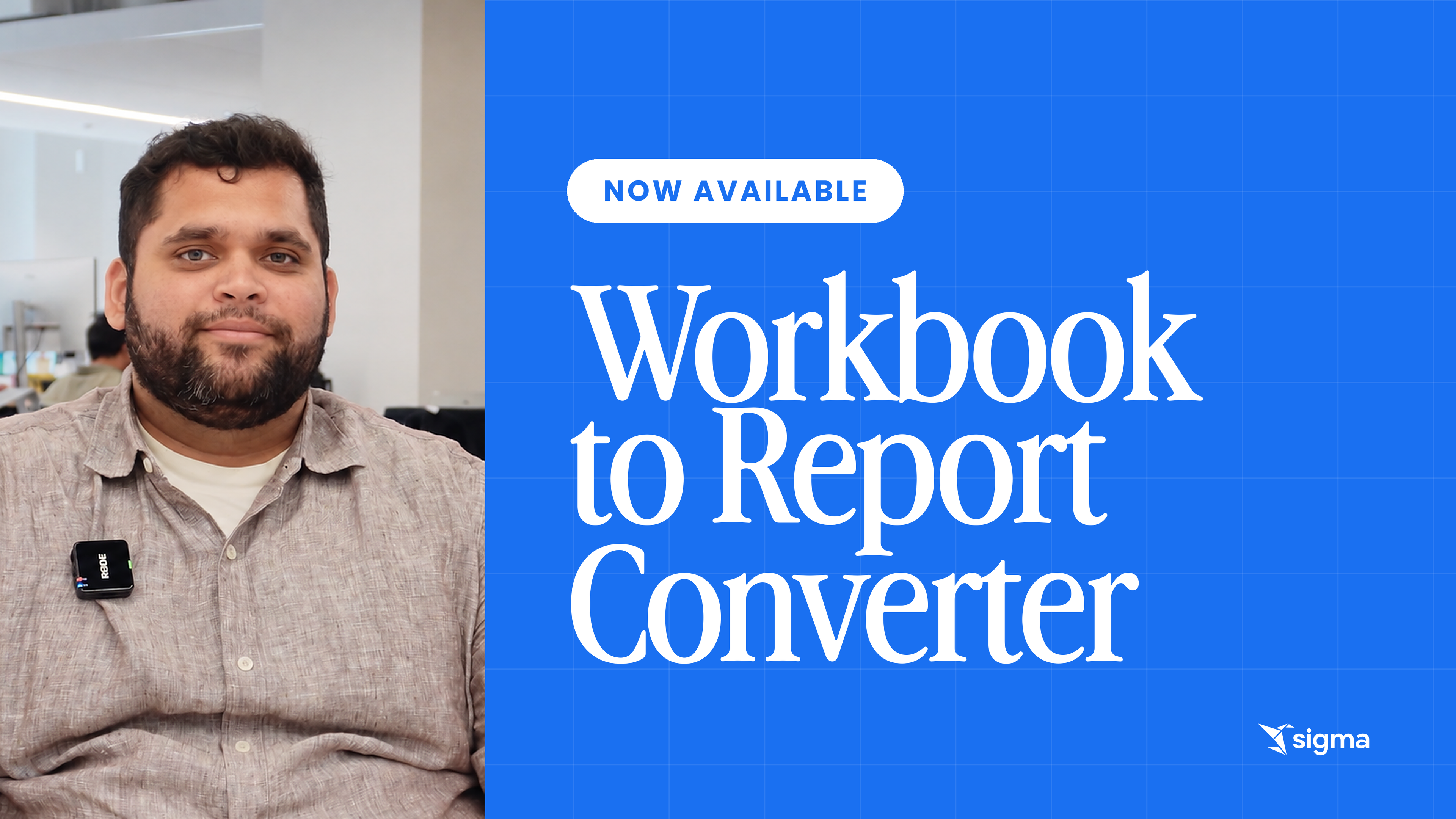 Workbook to Report Converter now available header image