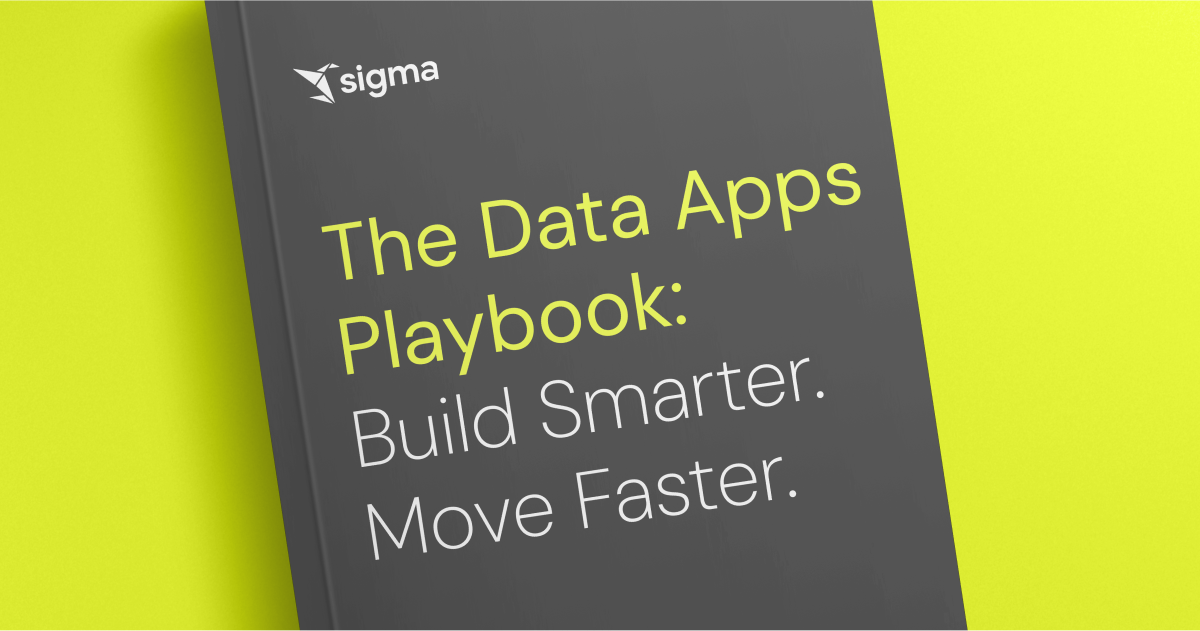 The Data Apps Playbook