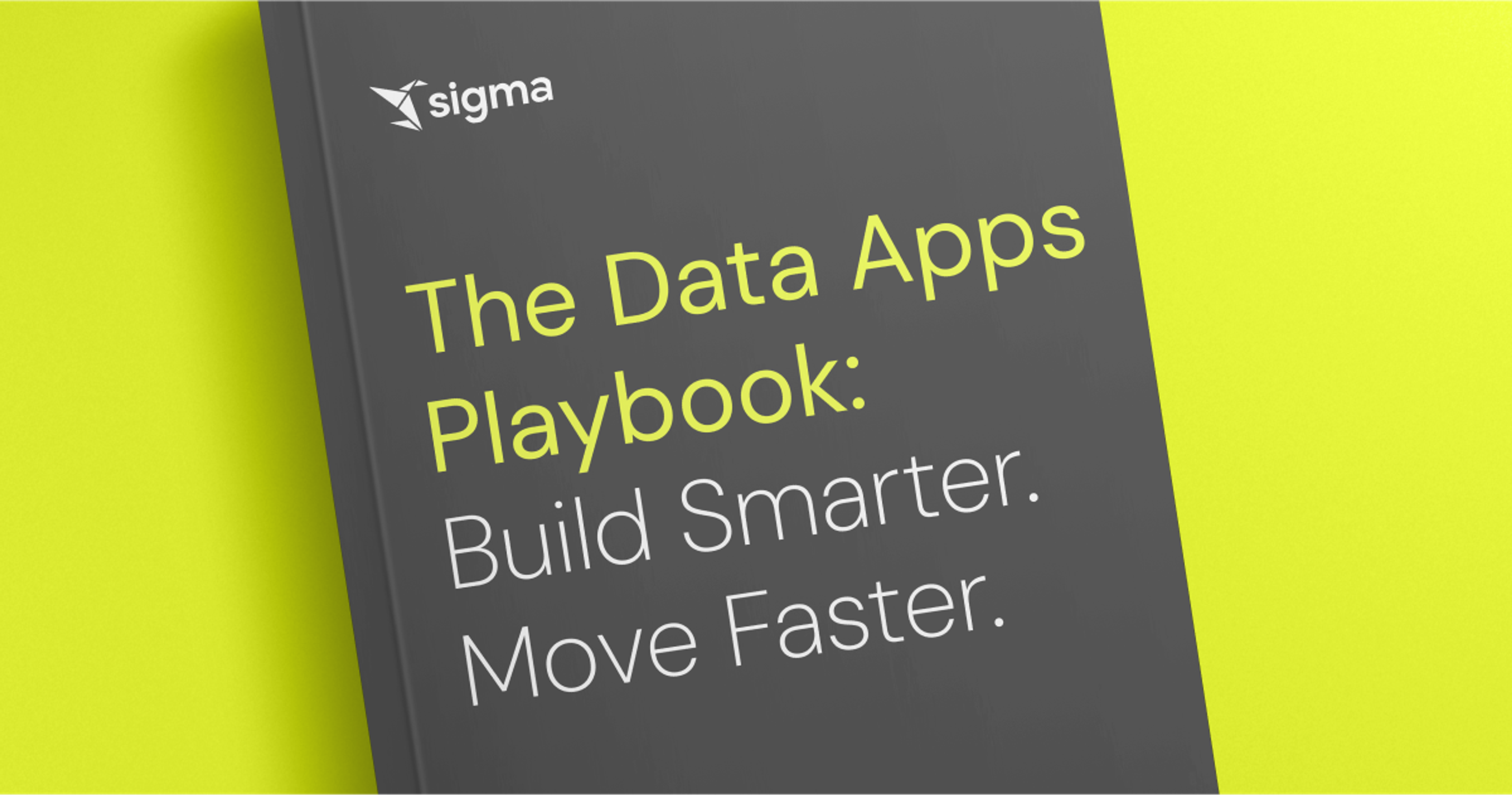 The Data Apps Playbook
