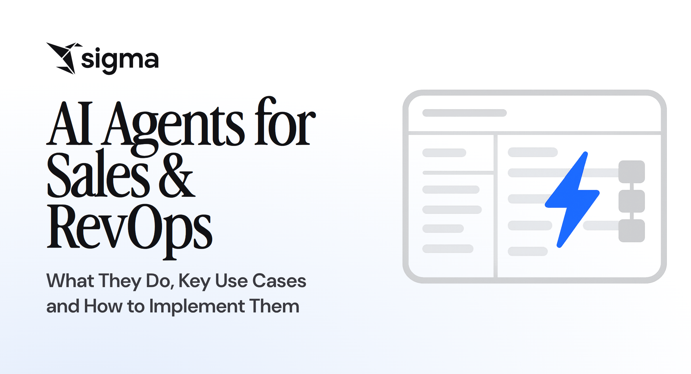 AI Agents for Sales & RevOps: What They Do, Key Use Cases and How to Implement Them