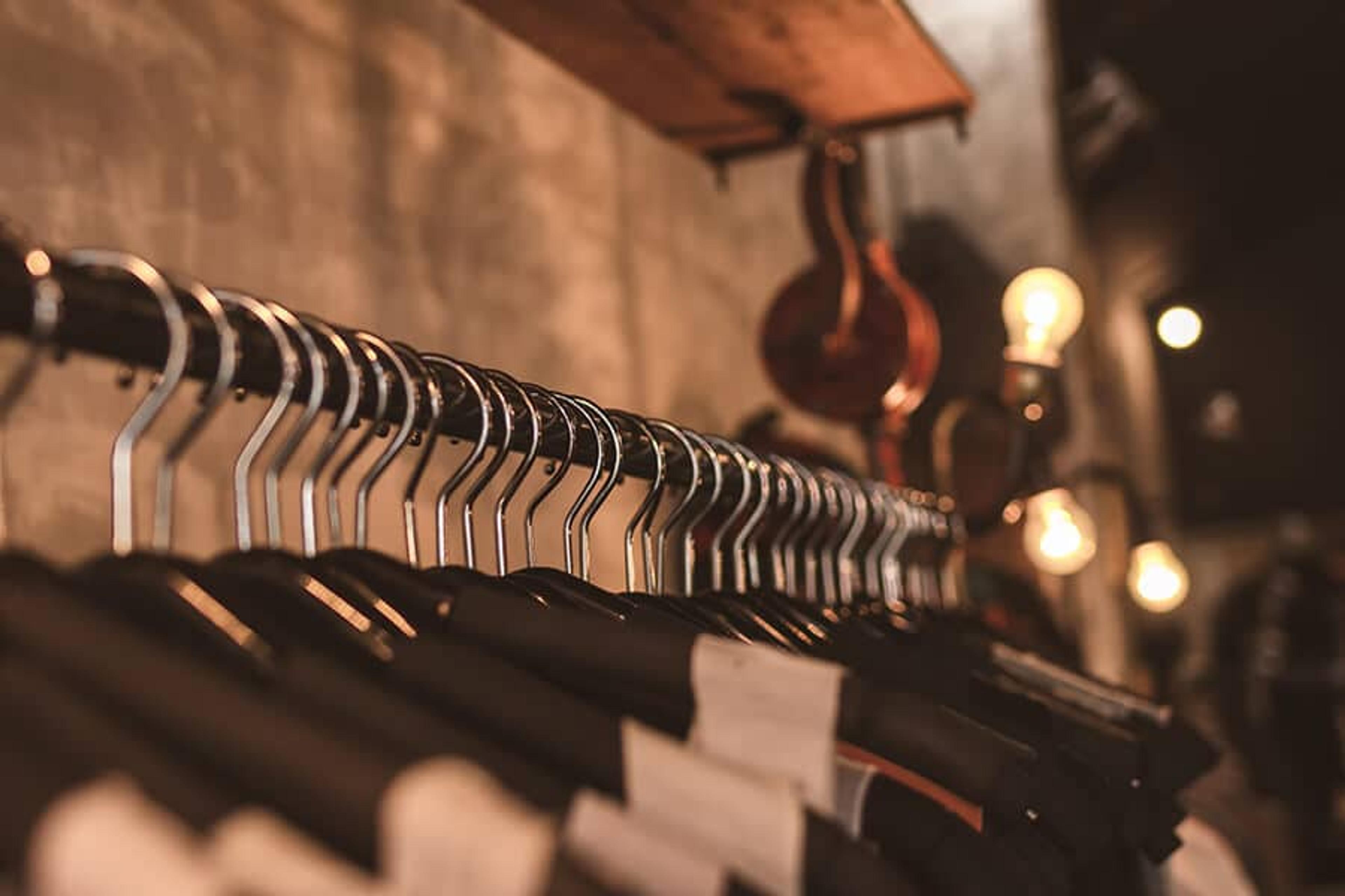 Olivela luxury clothes on display