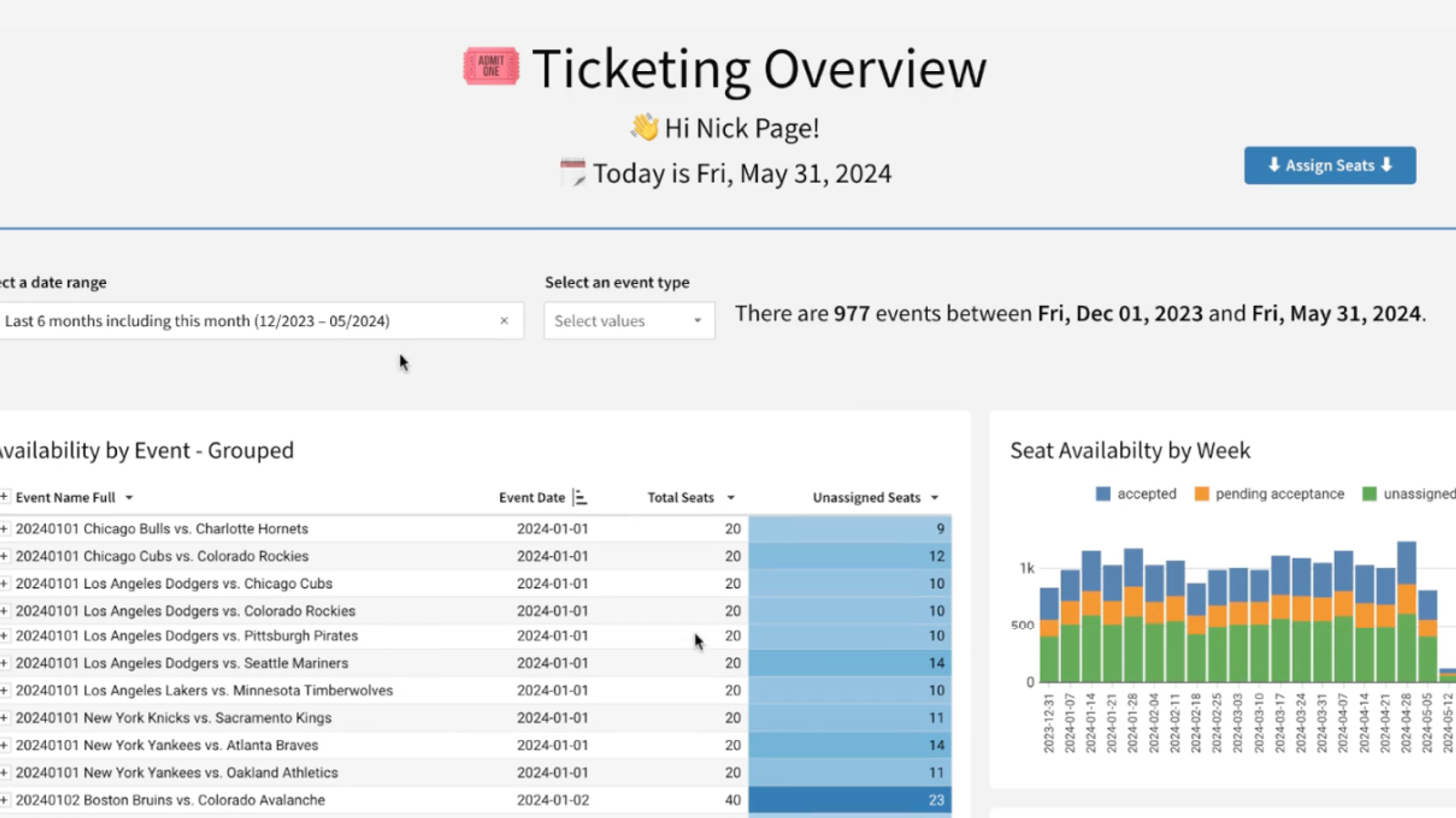 Ticketing Operations App