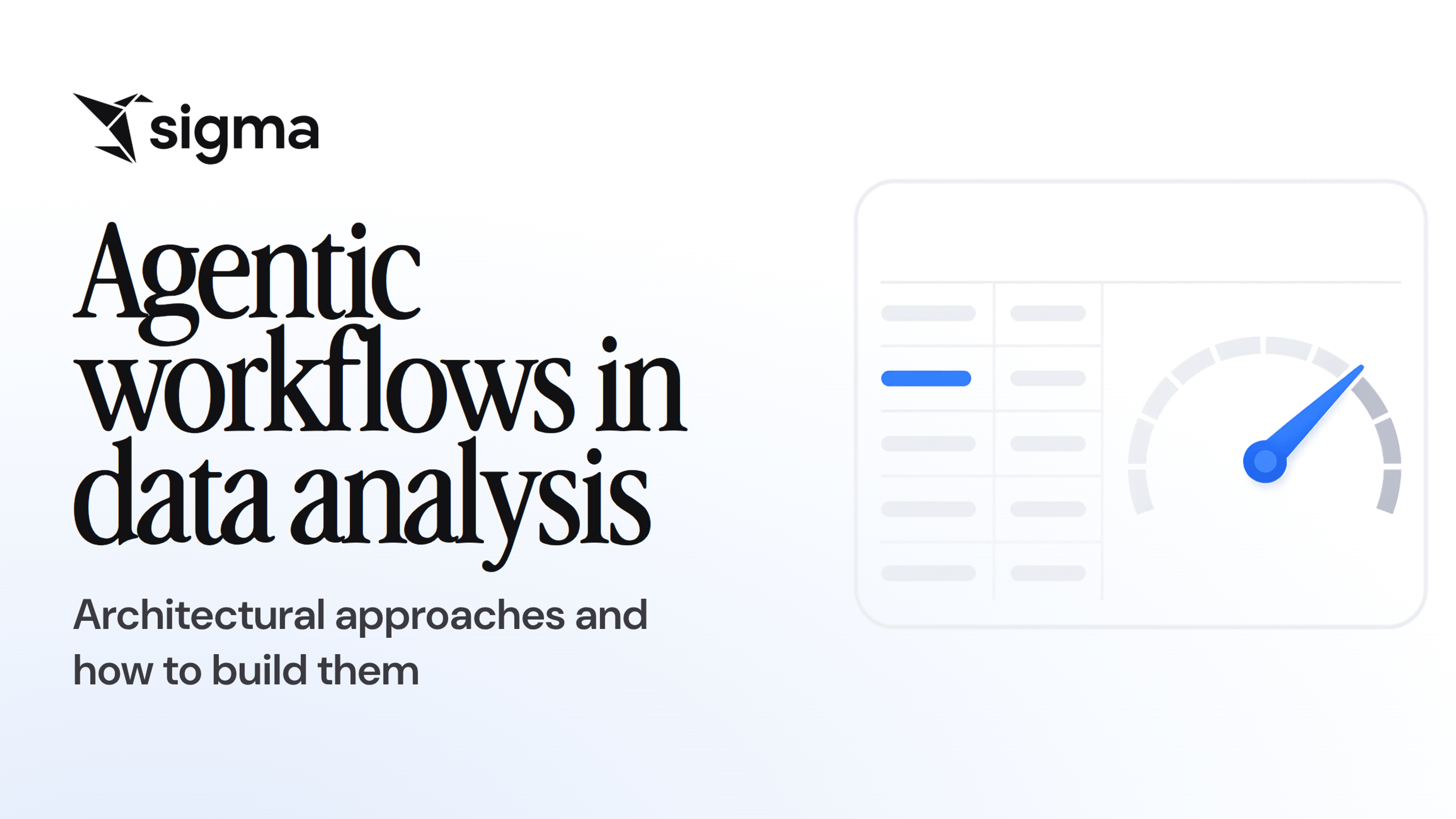Agentic workflows in data analysis: Architectural approaches and how to build them