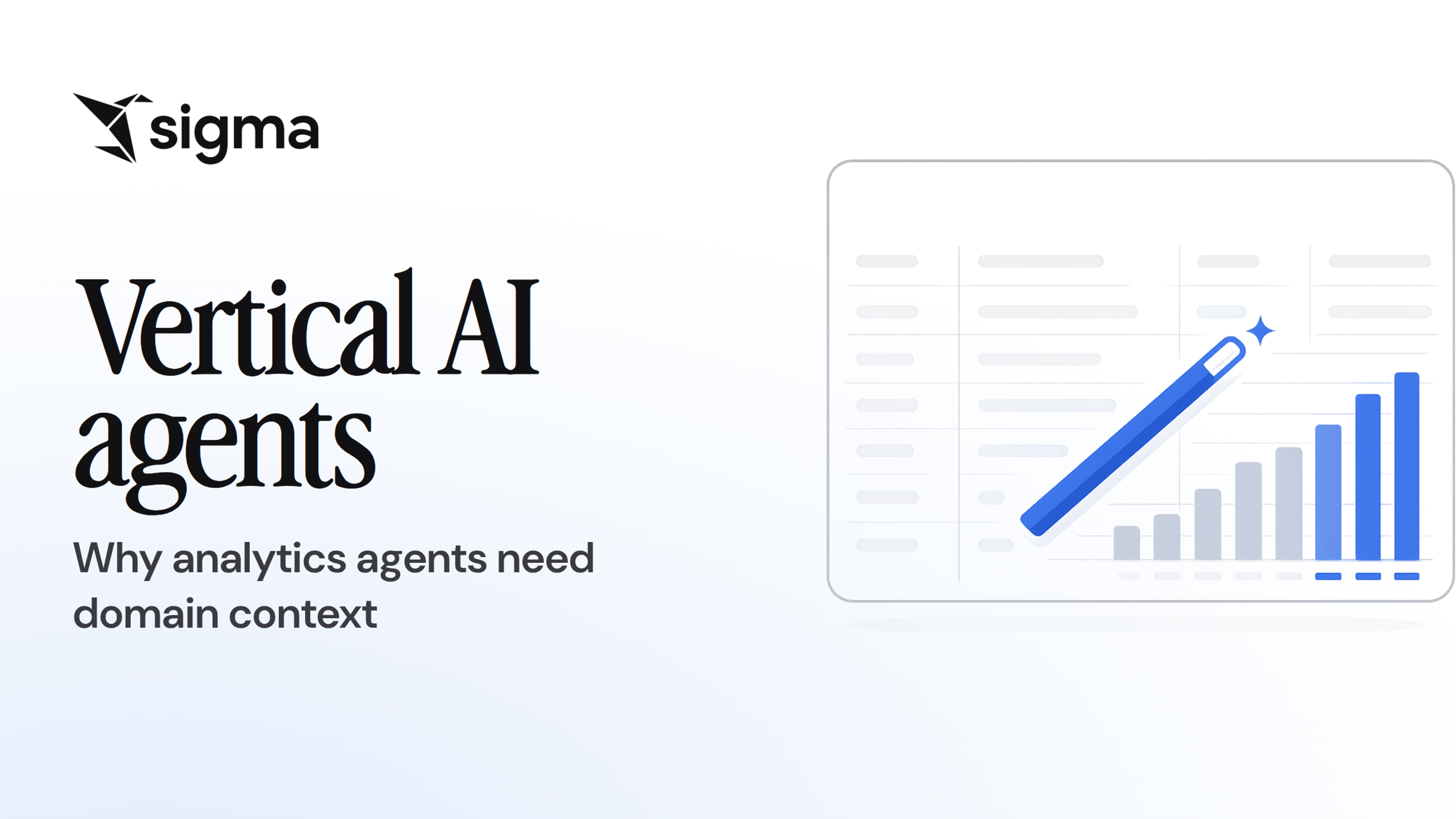 Vertical AI agents: Why analytics agents need domain context