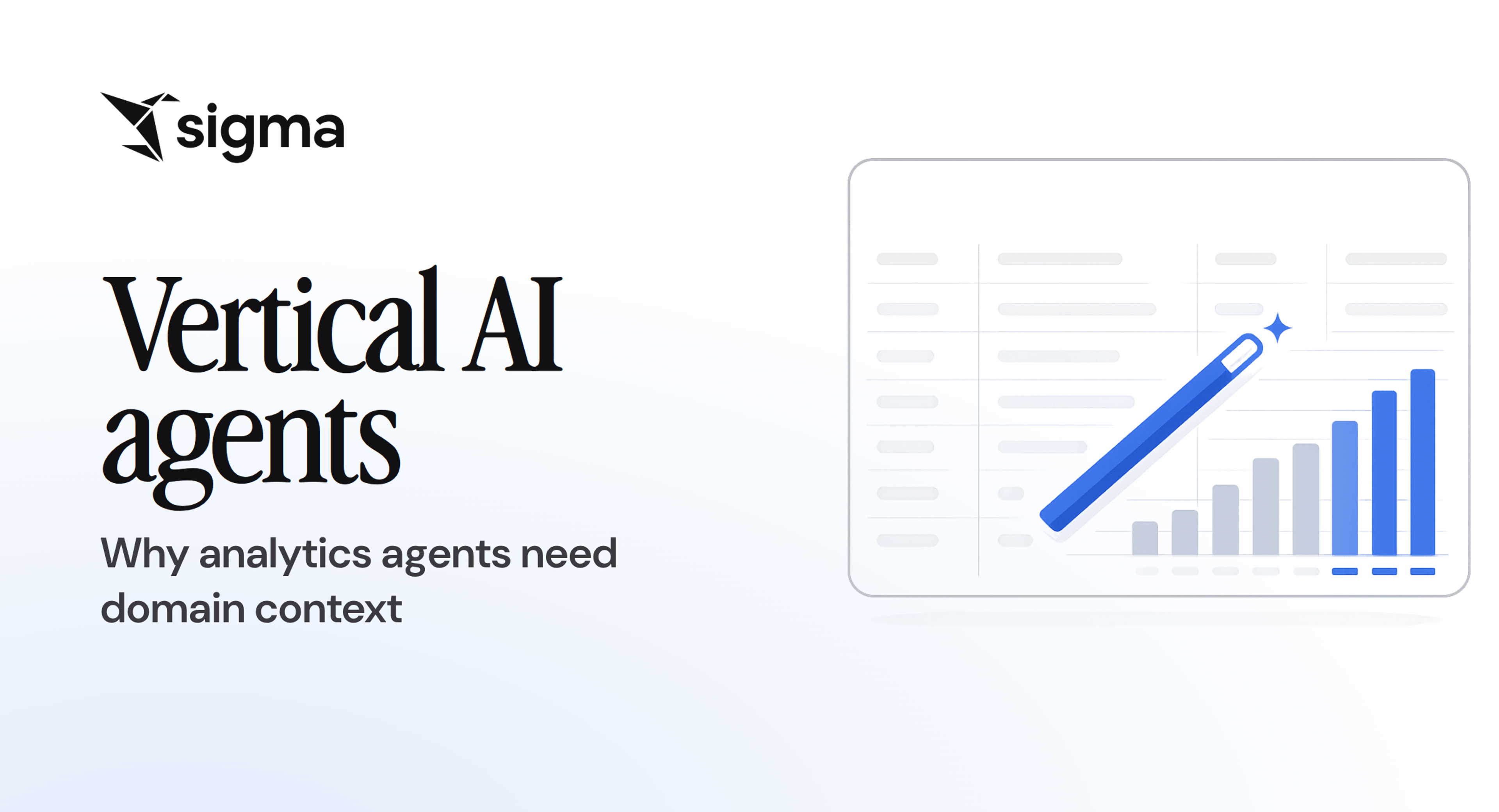 Vertical AI agents: Why analytics agents need domain context