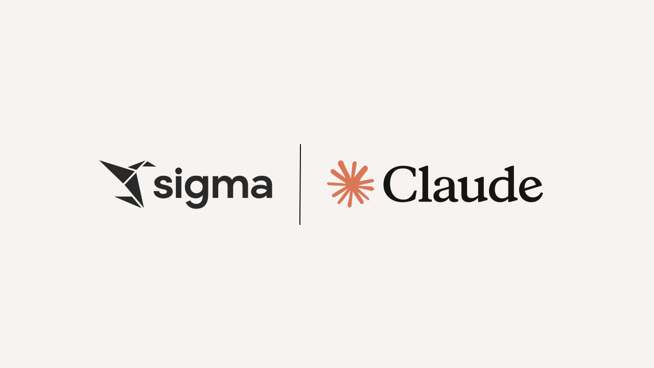 Sigma and Claude logo lockup