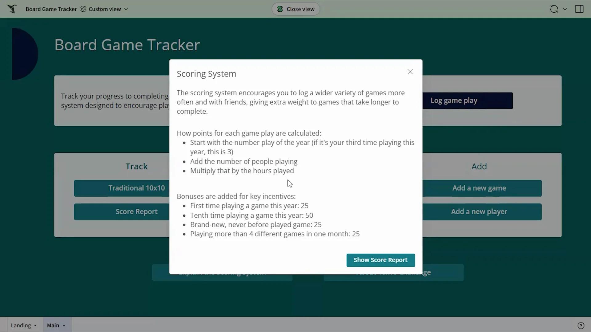 Board Game Tracker