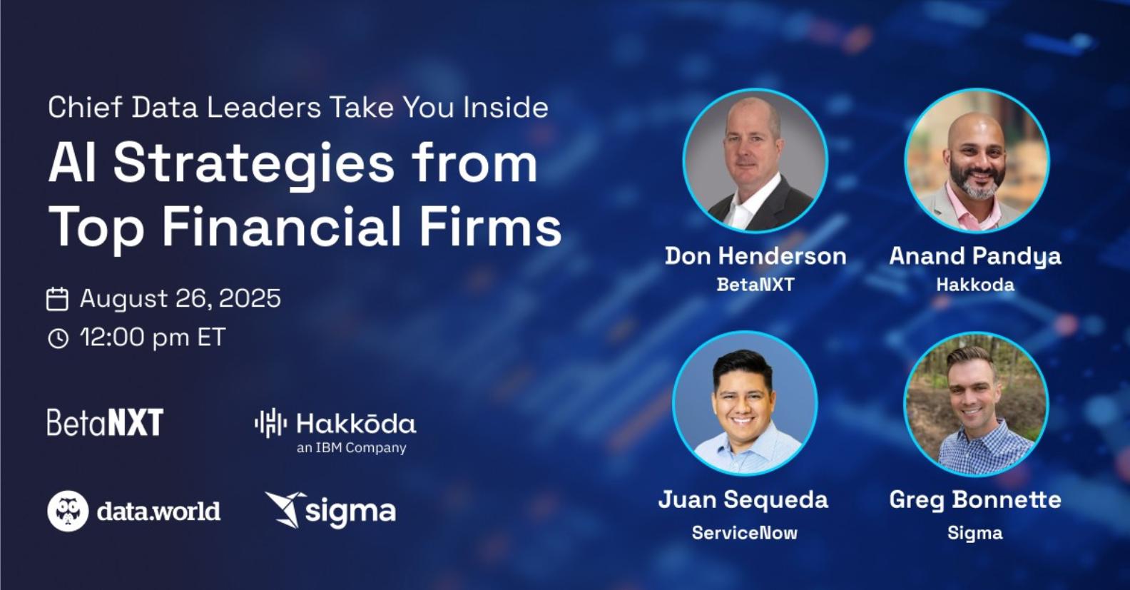 AI Strategies from Top Financial Firms