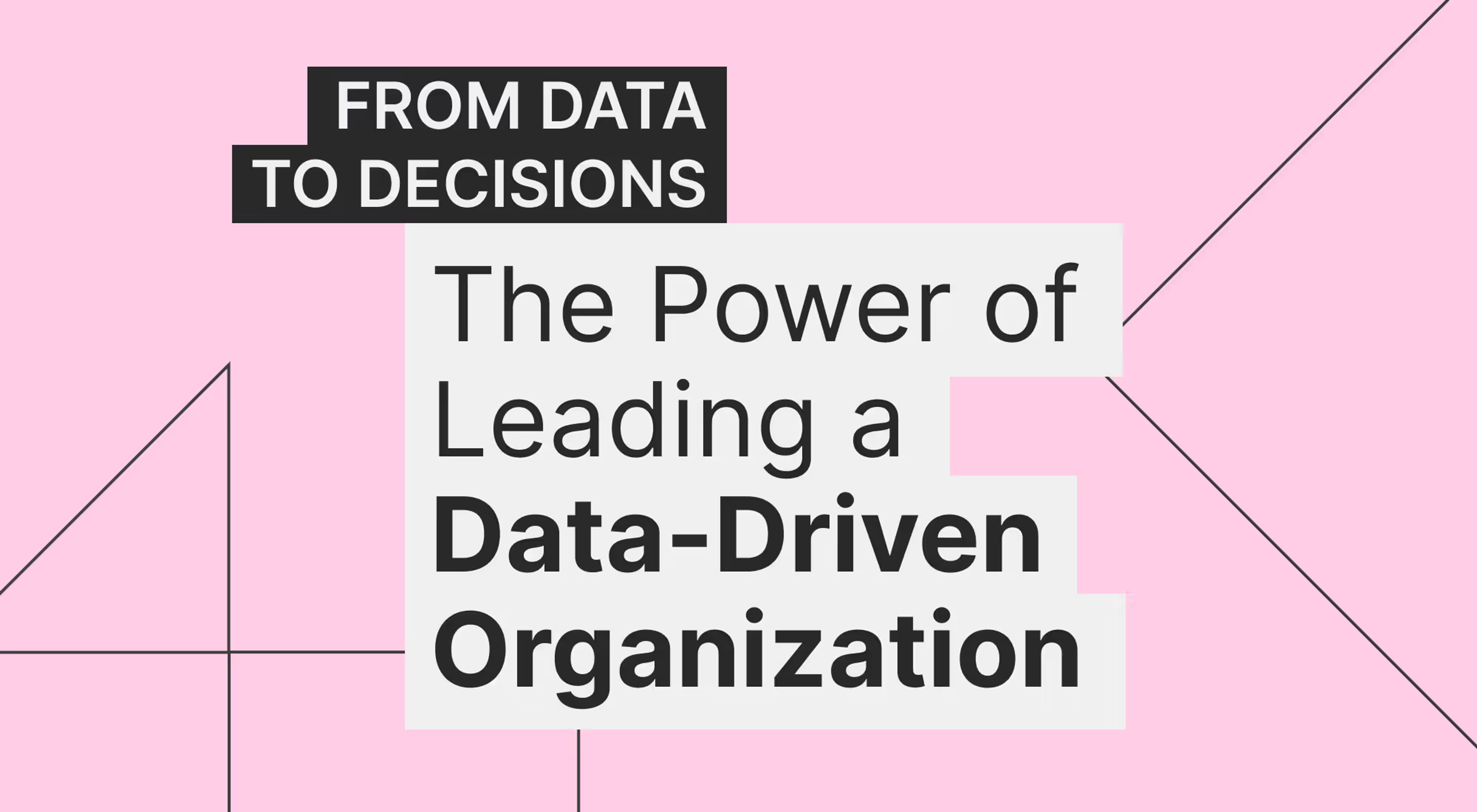 From Data to Decisions: The Power of Leading a Data-Driven Organization