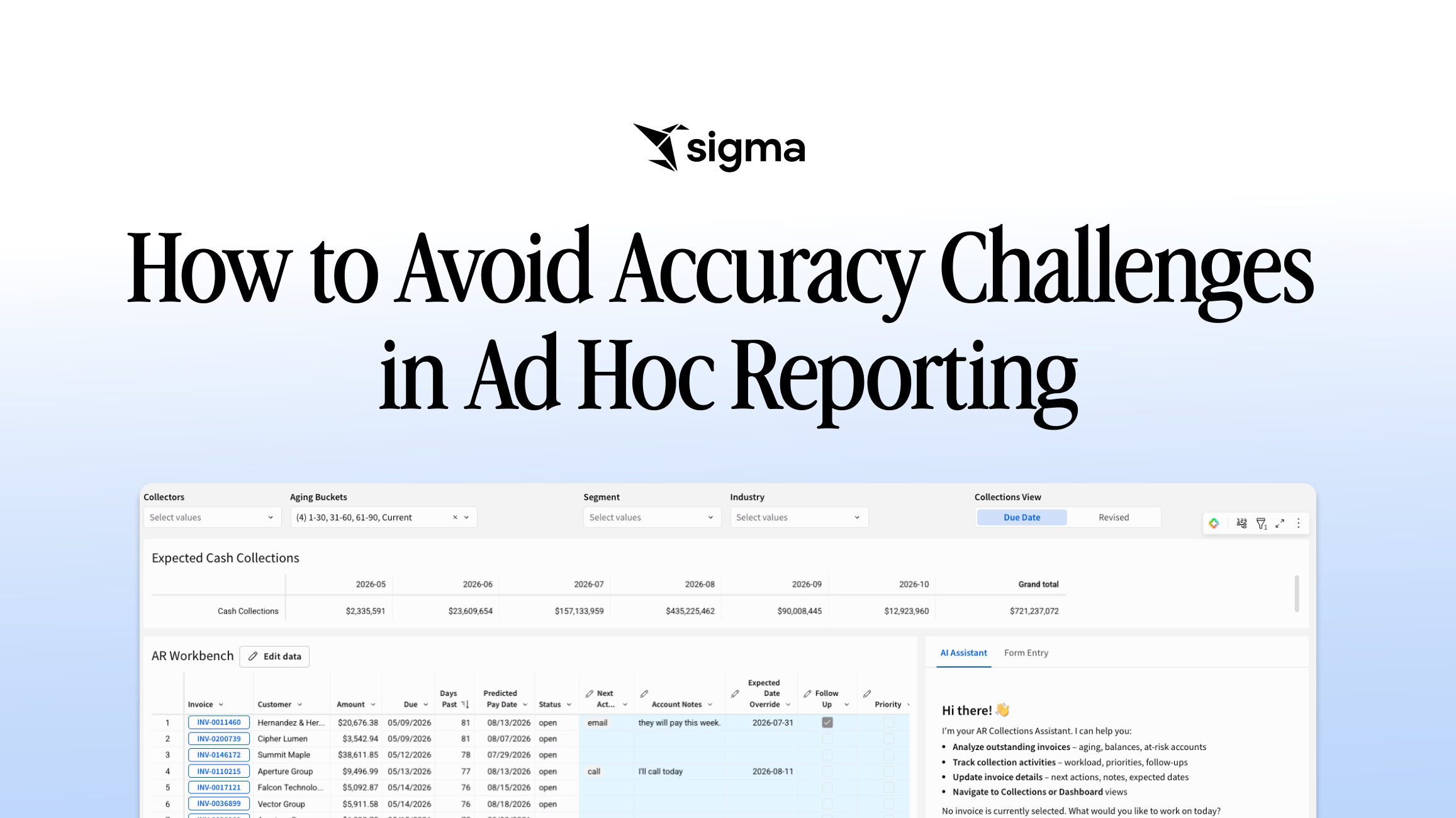 How to Avoid Accuracy Challenges in Ad Hoc Reporting