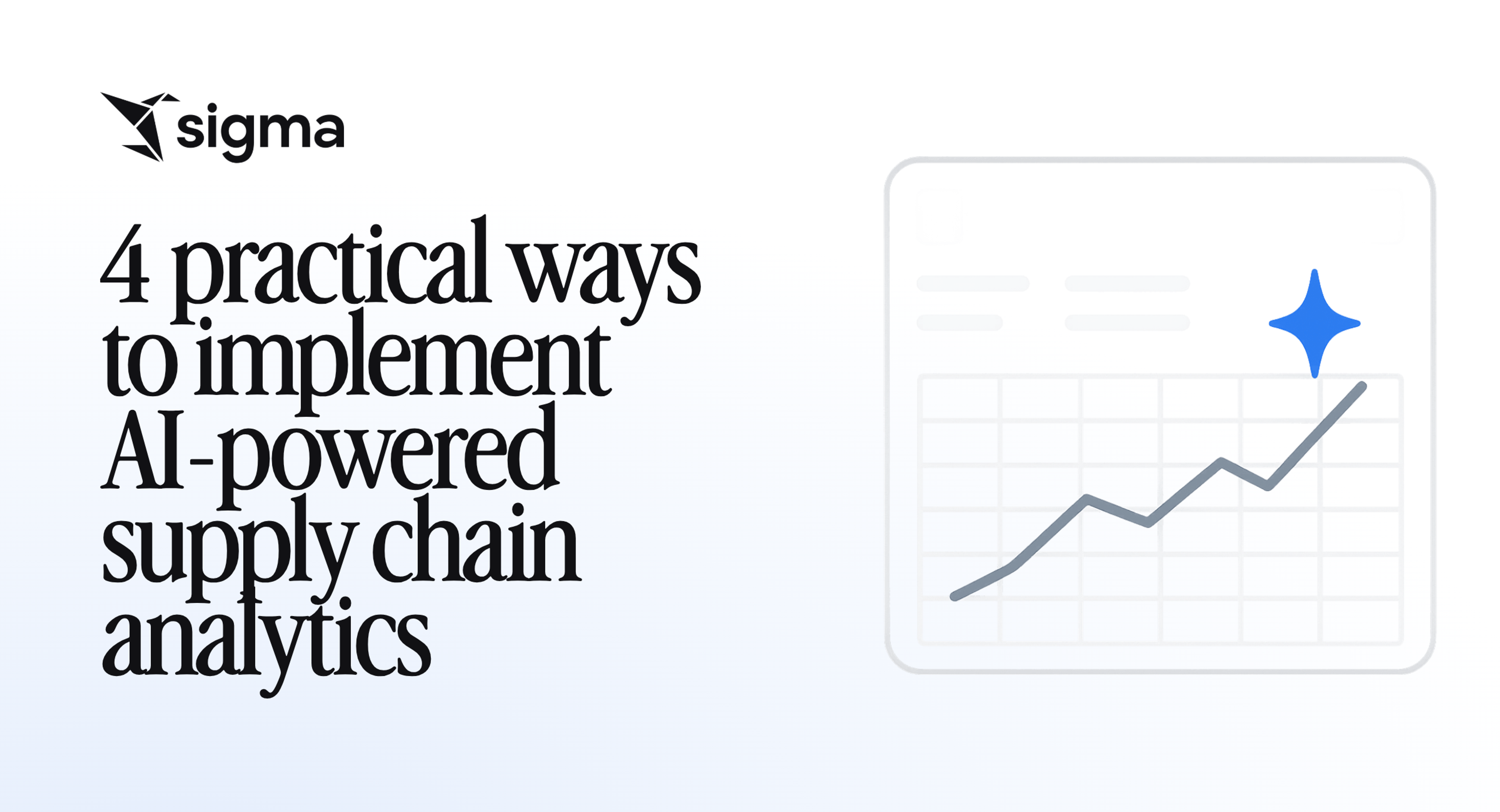 4 practical ways to implement AI-powered supply chain analytics