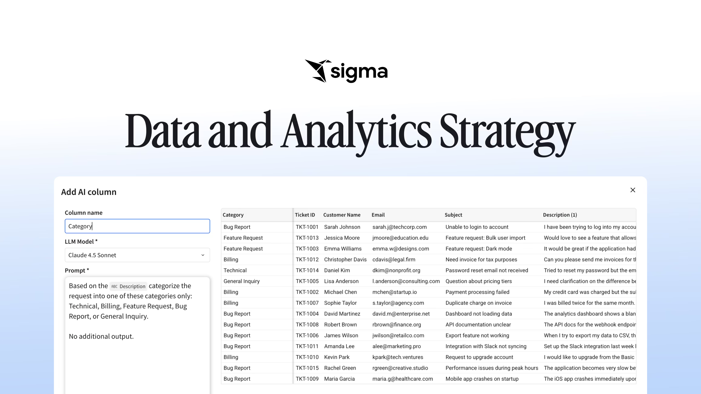 Data and Analytics Strategy header image
