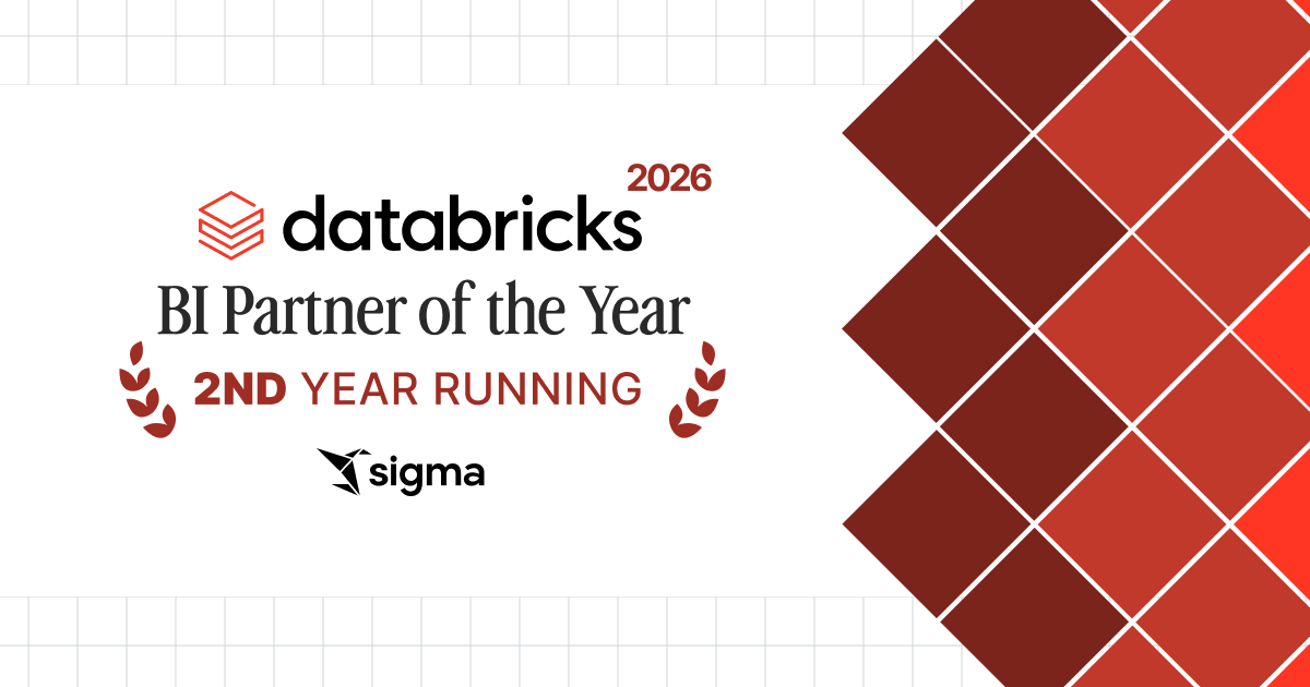 Databricks names Sigma BI partner of the year in 2026
