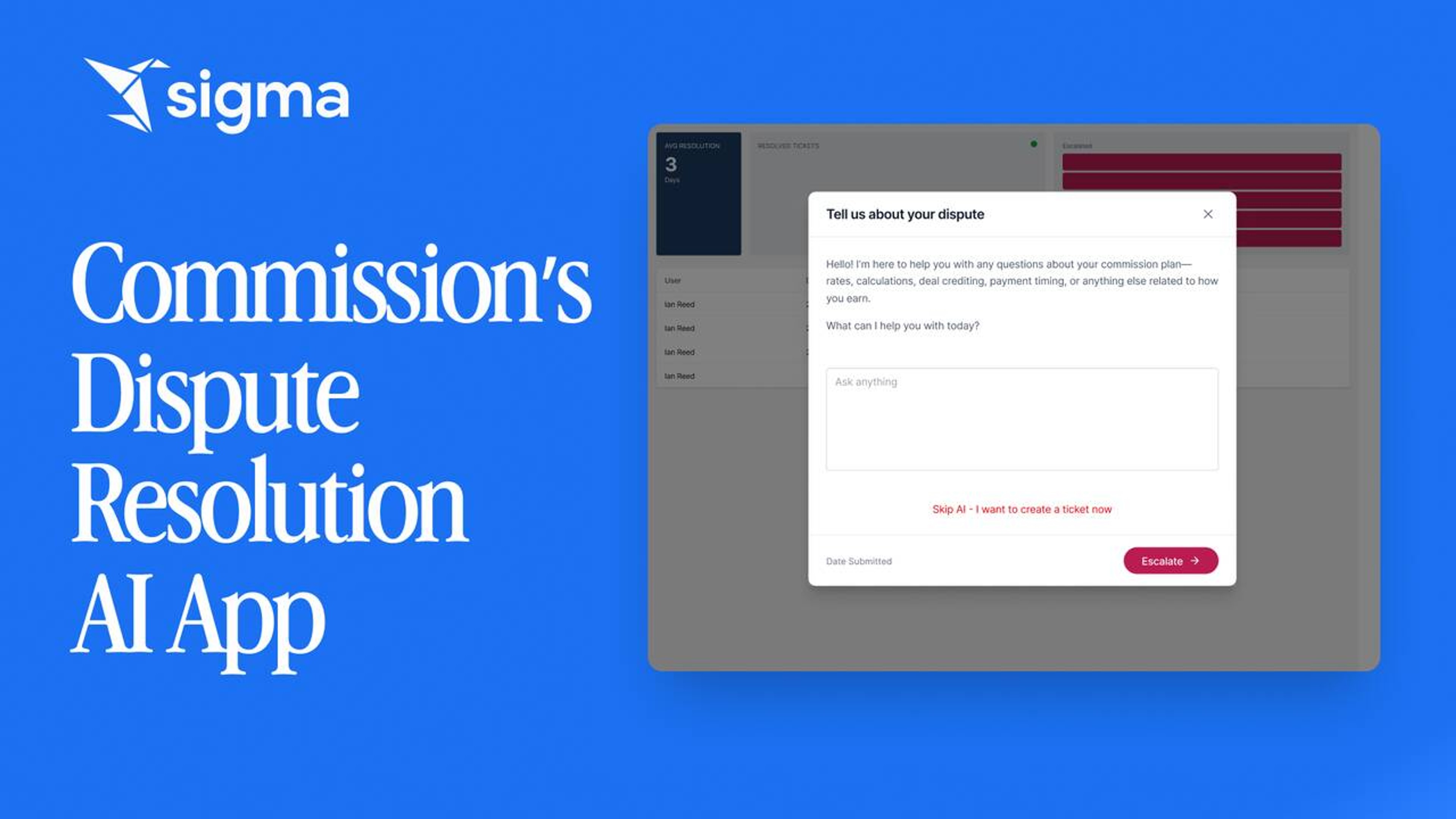 Commission Reconciliation