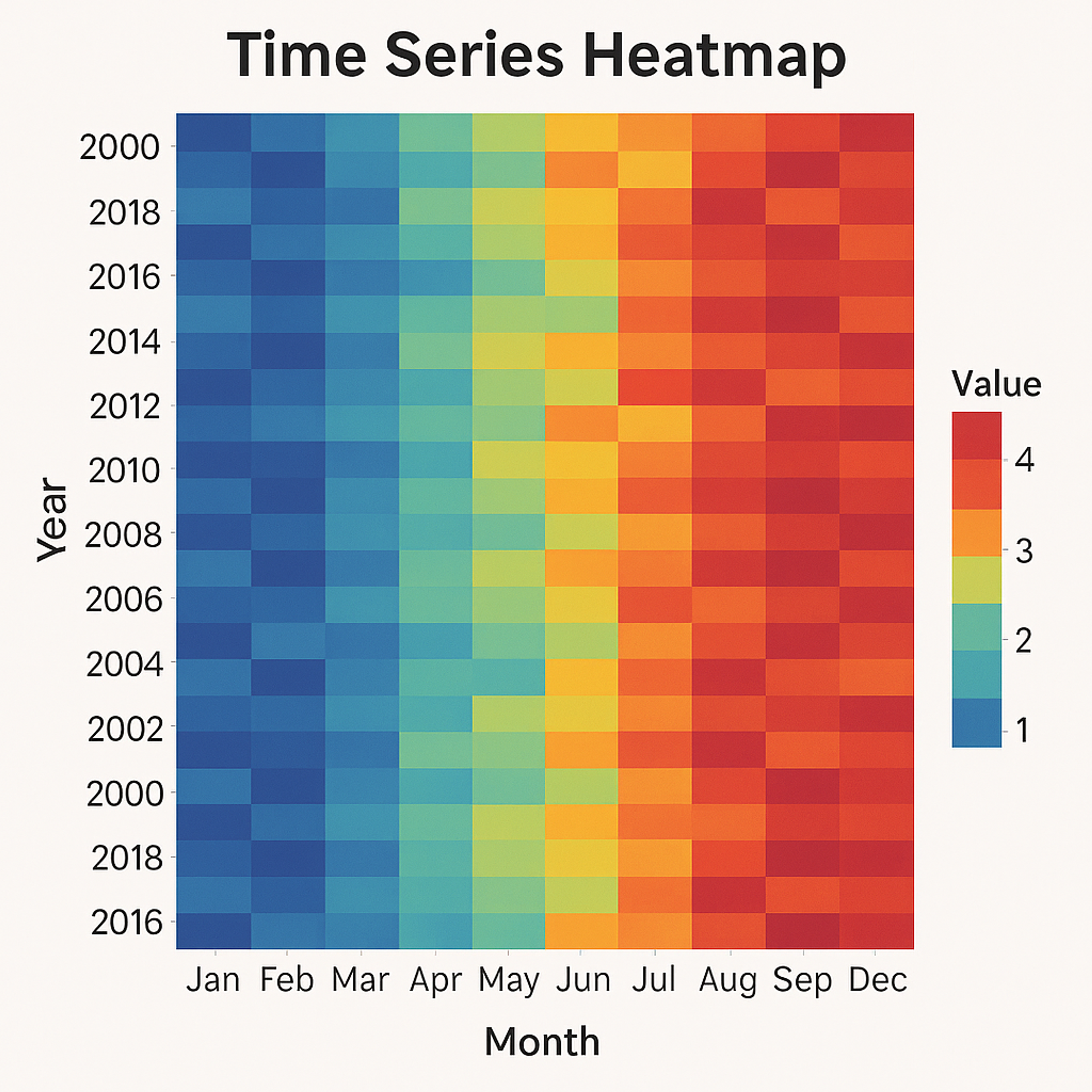 time series heatmap data visualization