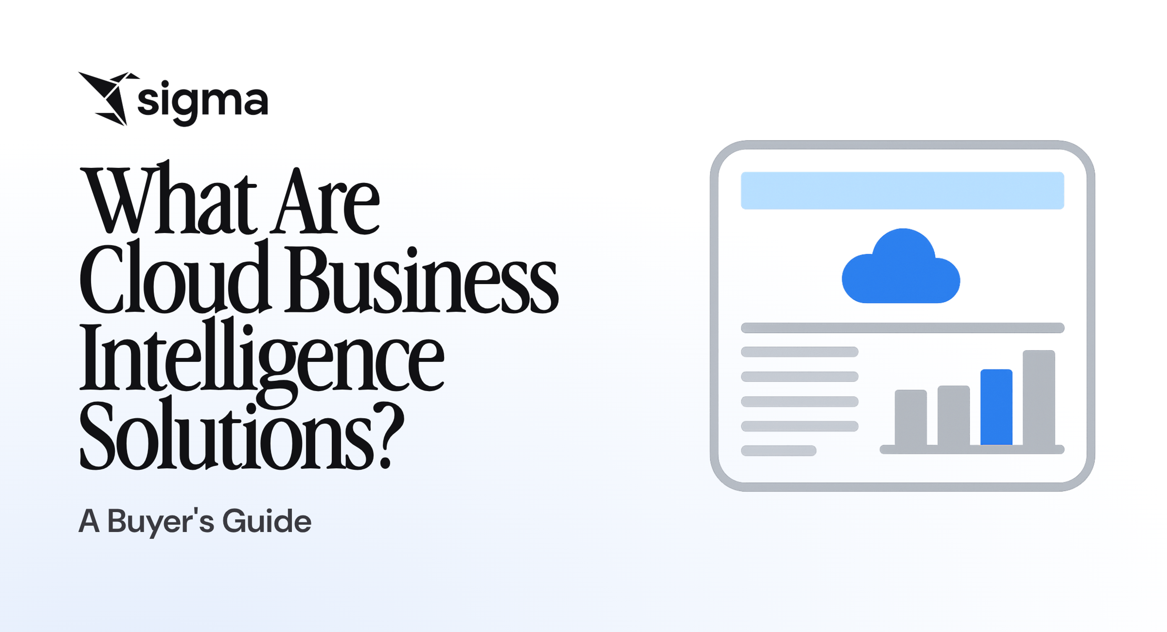 What Are Cloud Business Intelligence Solutions? A Buyer's Guide