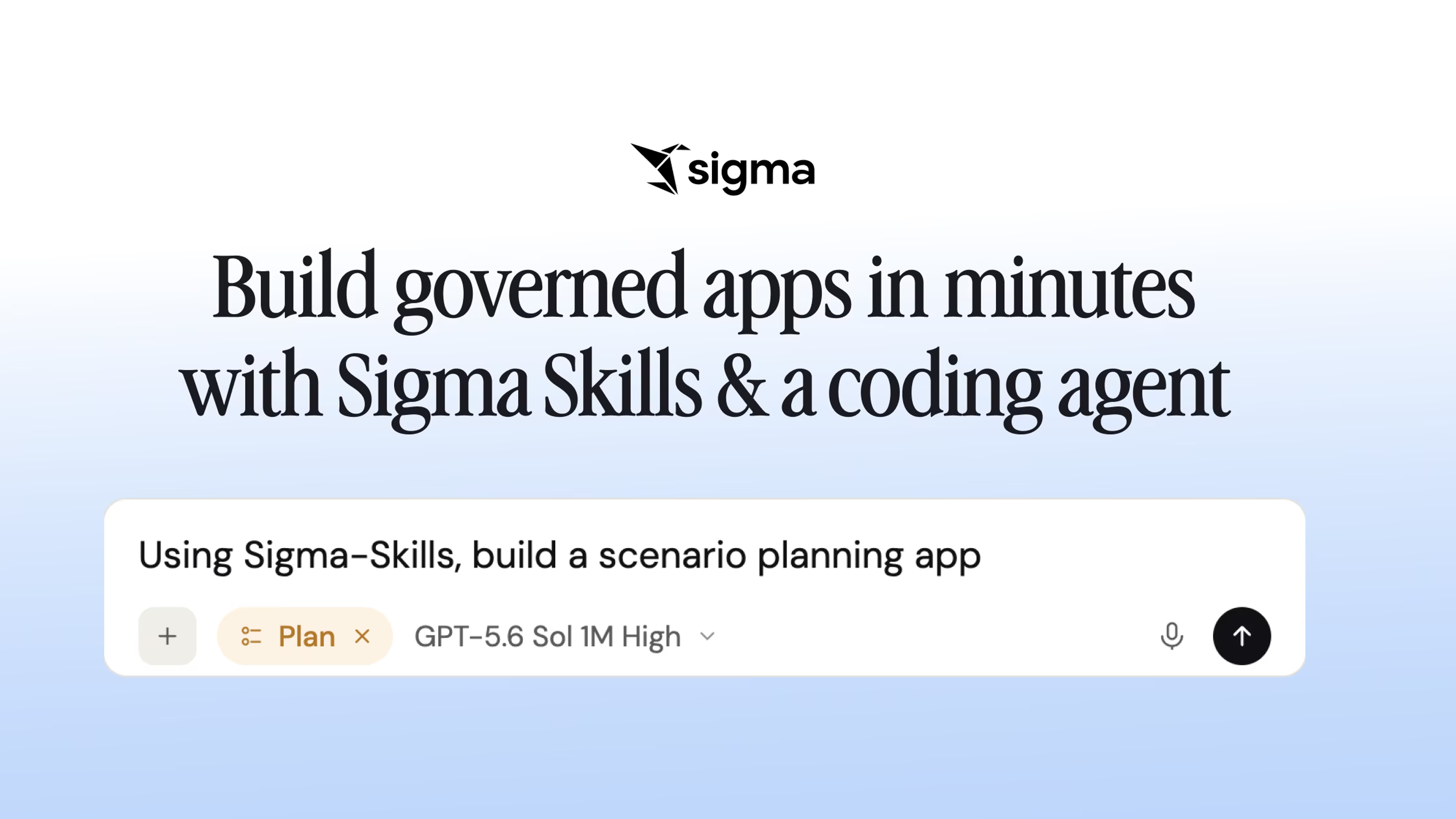 Build governed apps in minutes with code-backed Sigma and a coding agent header image