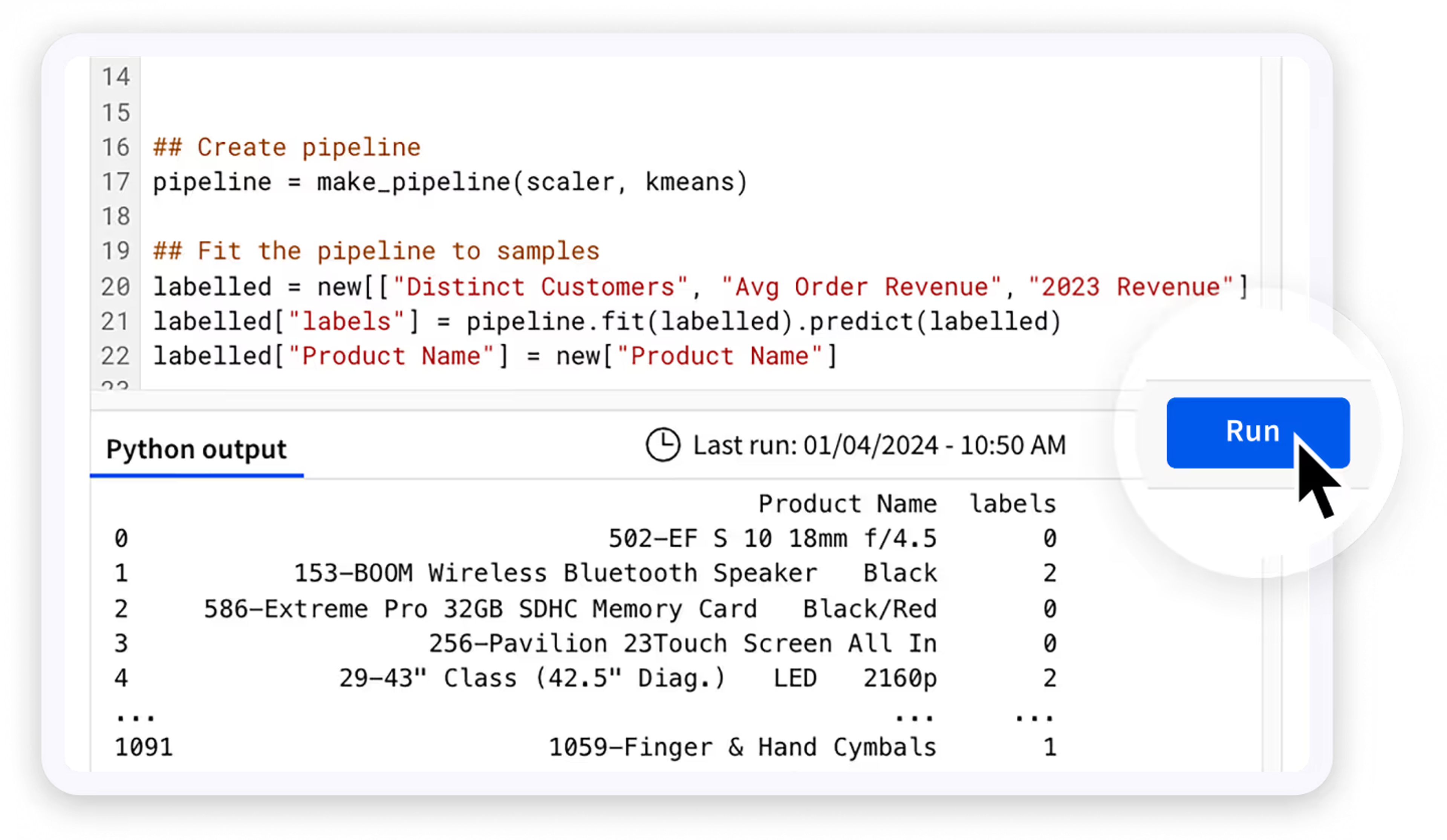 Python in Sigma: Data Science for Your Business