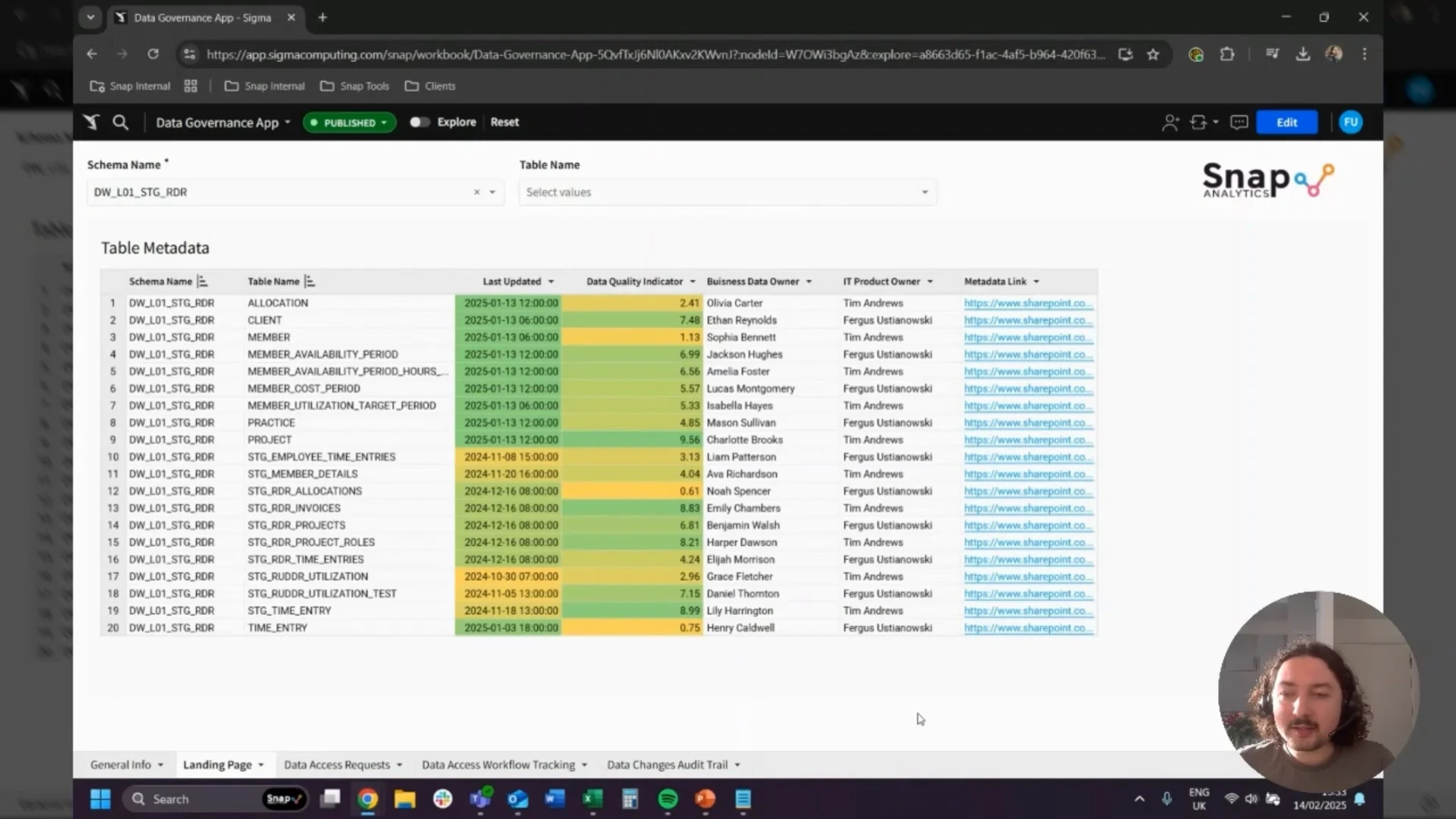 Data Catalogue & Metadata