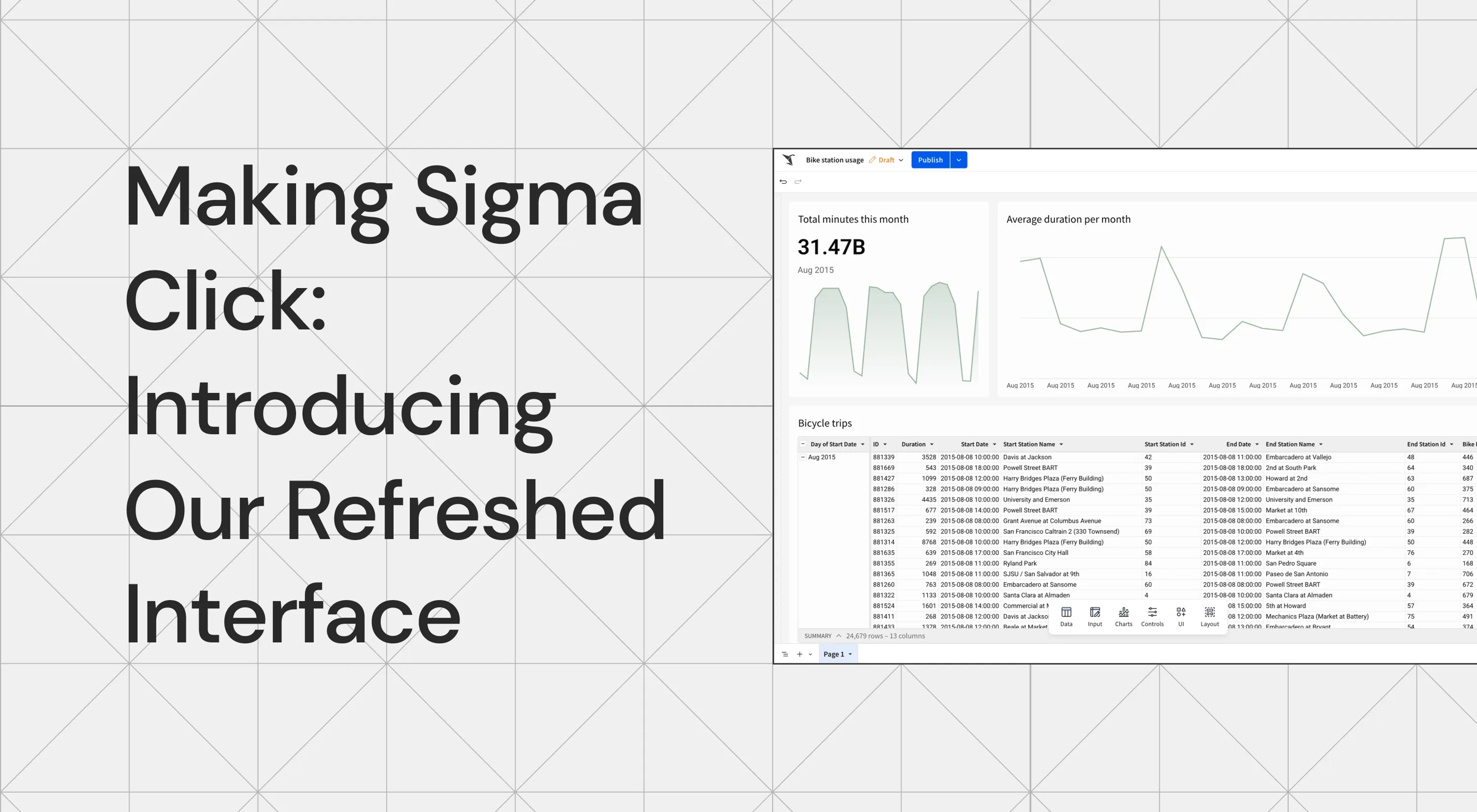 Making Sigma Click: Introducing Our Refreshed Interface