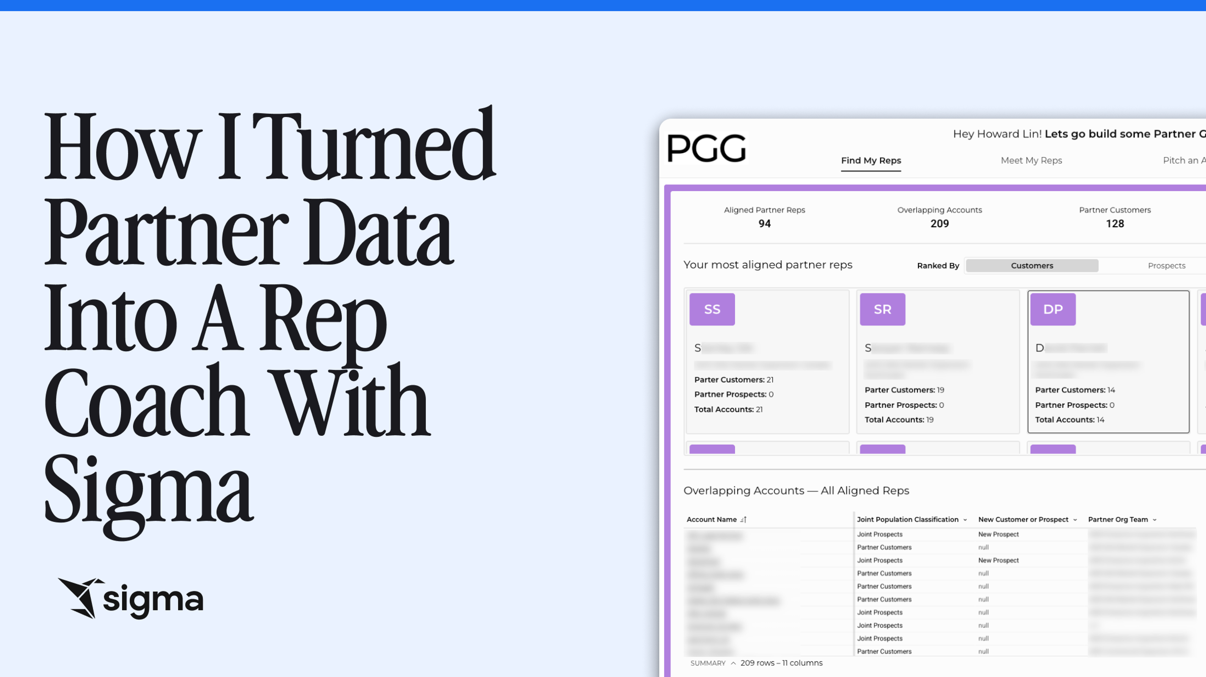 Sigma Partner Ground Game workbook header image