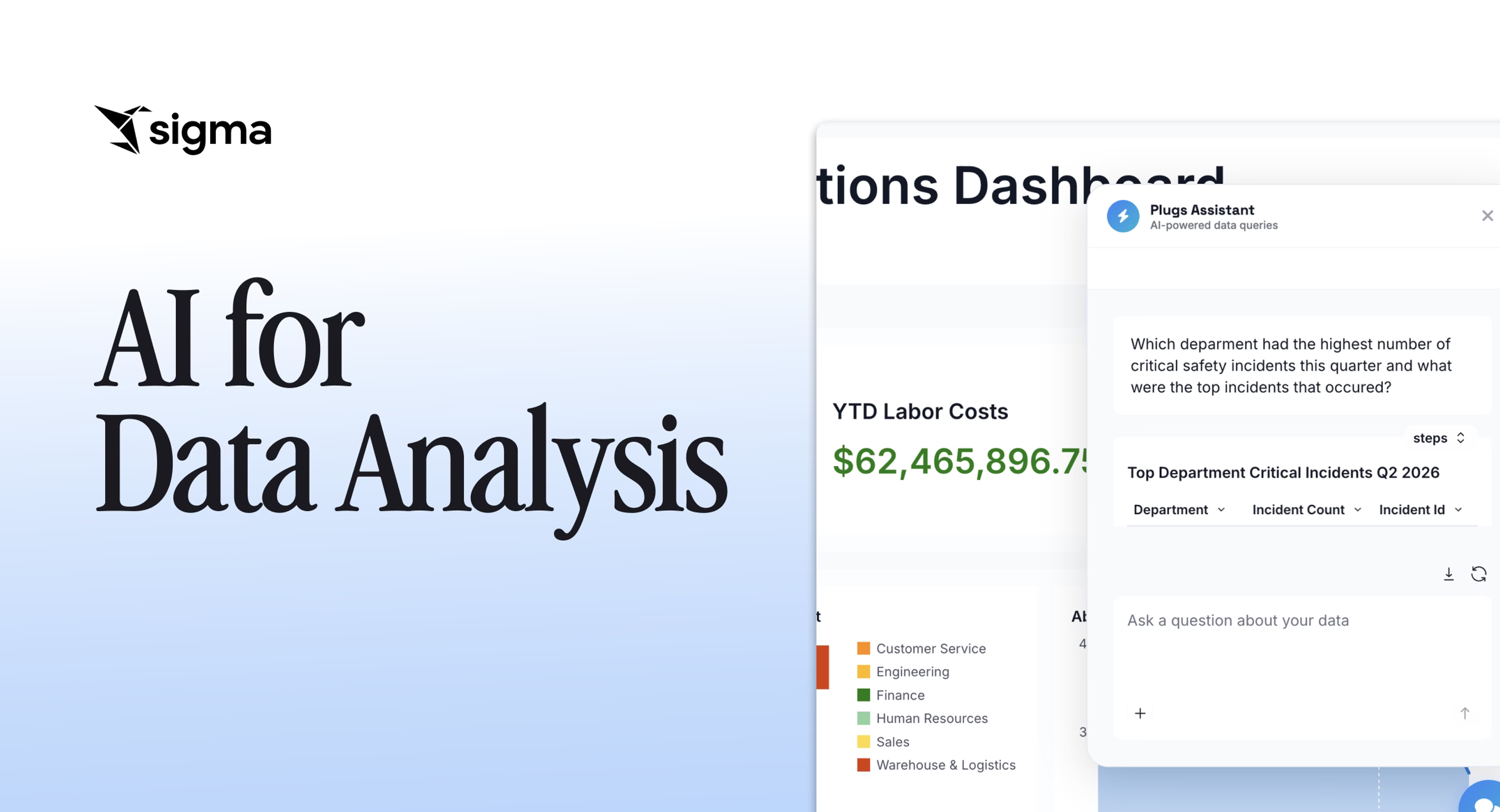 AI for data analysis header image