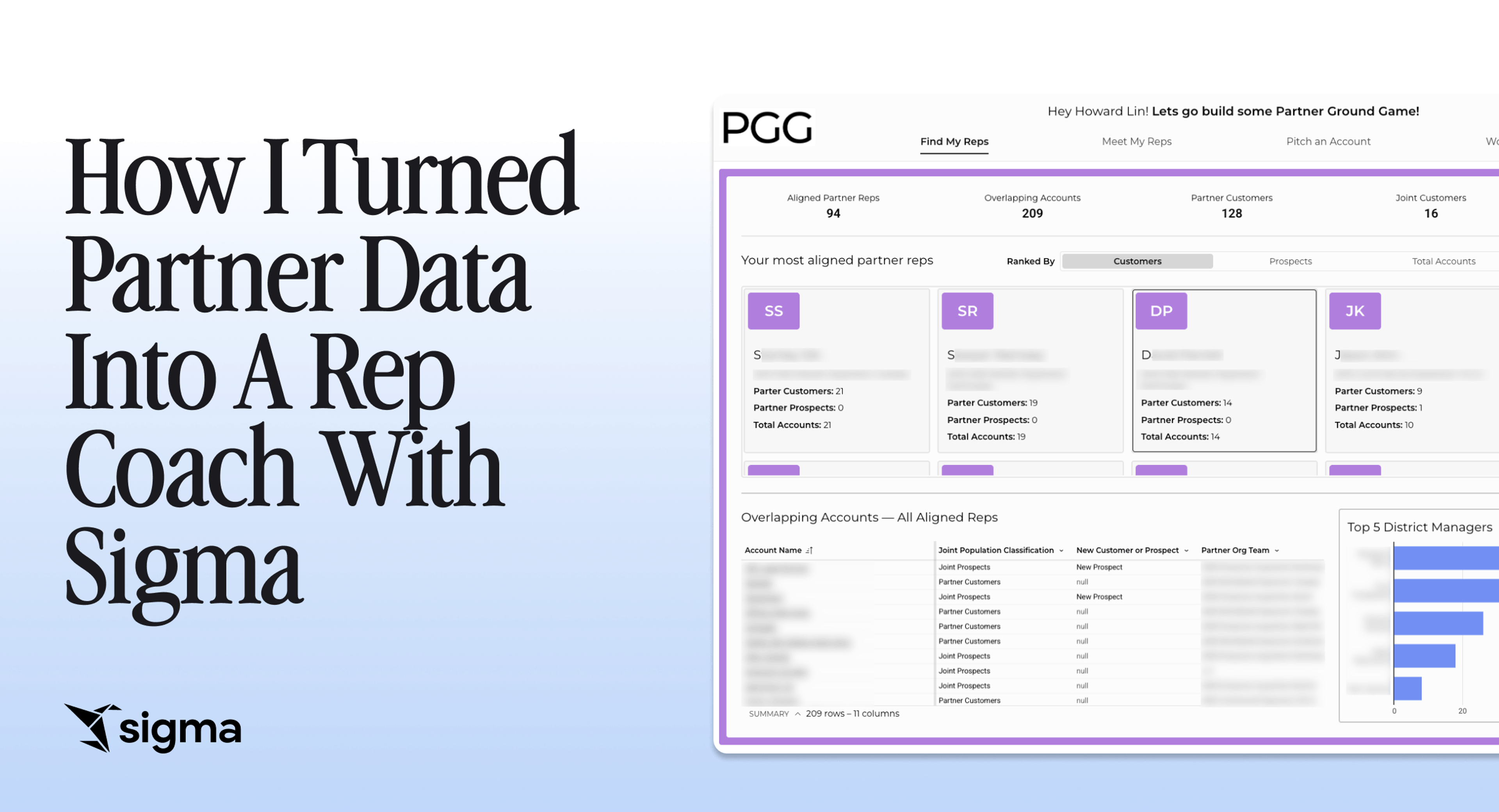 Sigma Partner Ground Game workbook header image