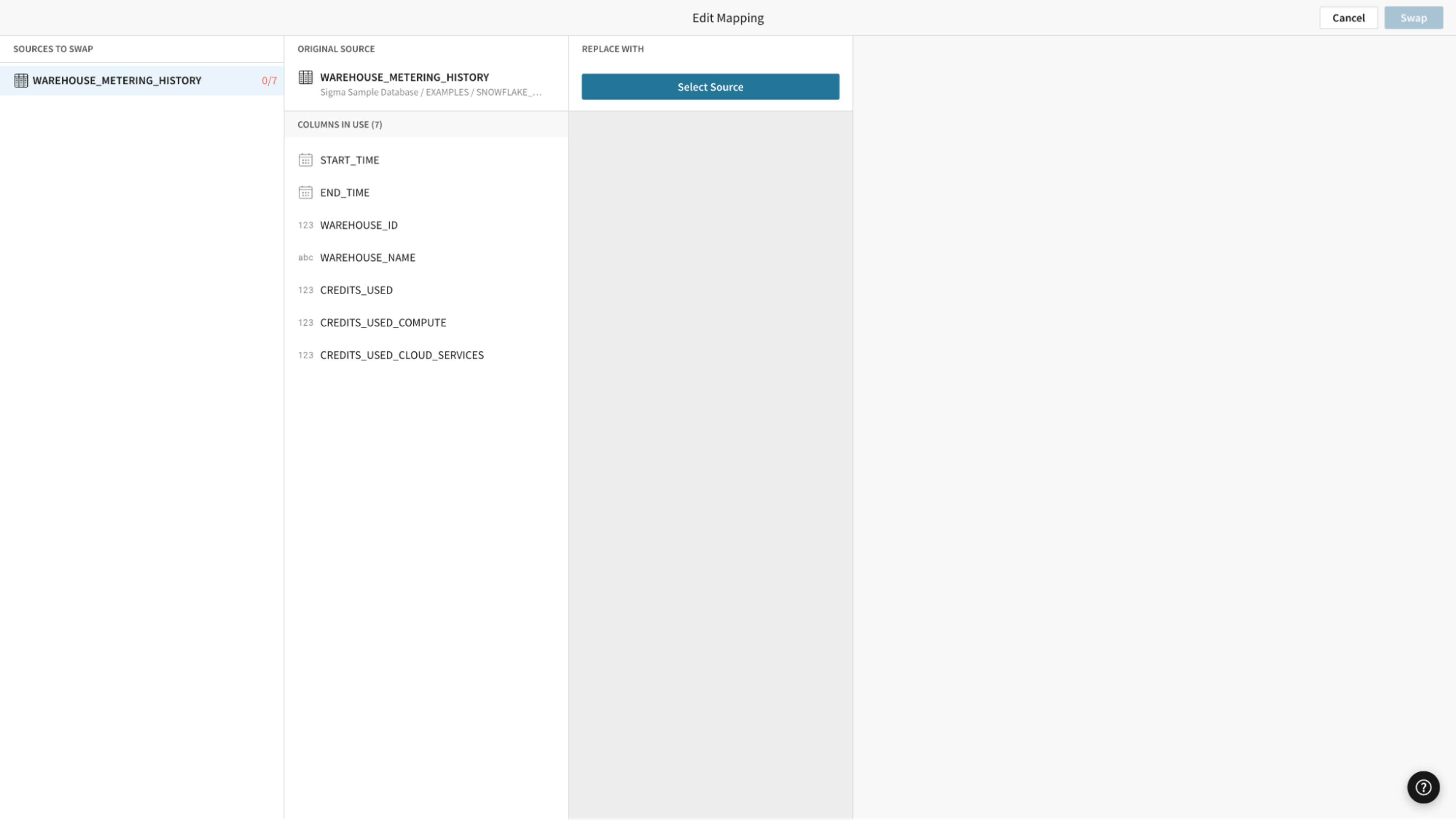 A white screen with a list of files.