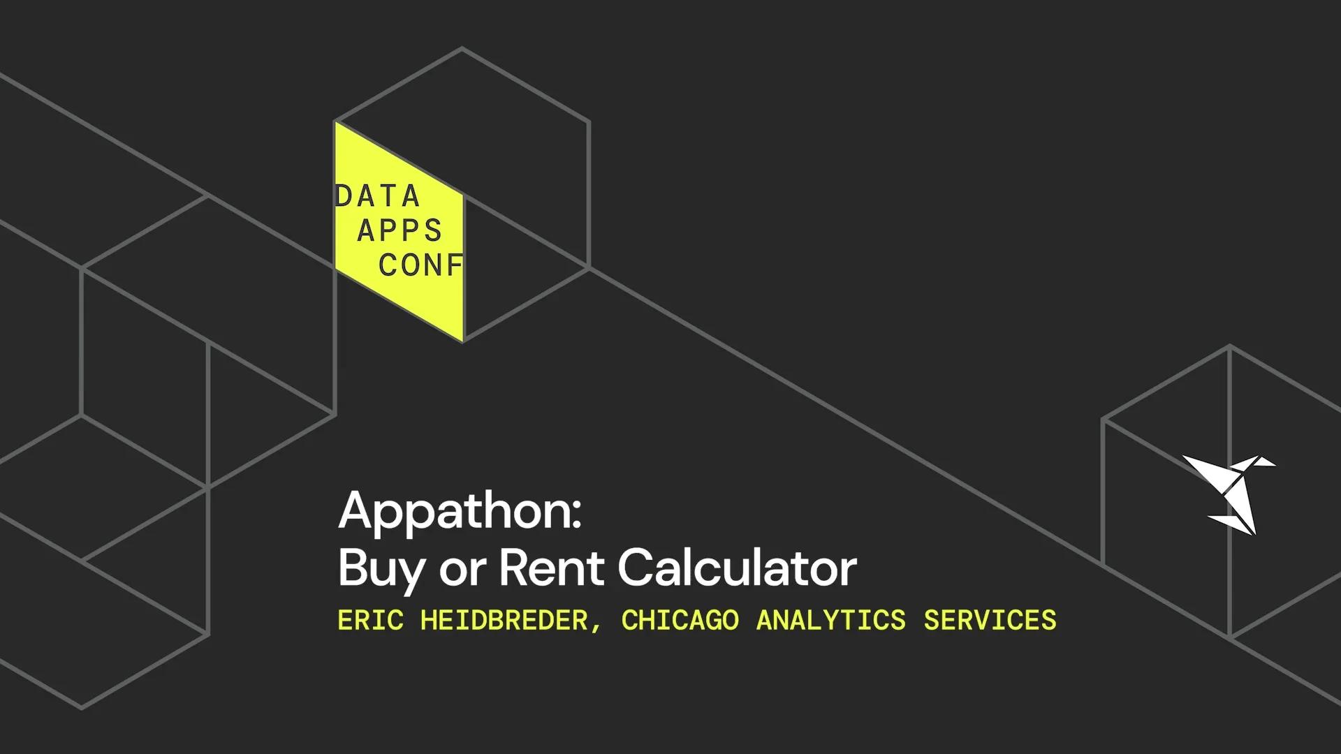 CAS Rent or Buy Calculator