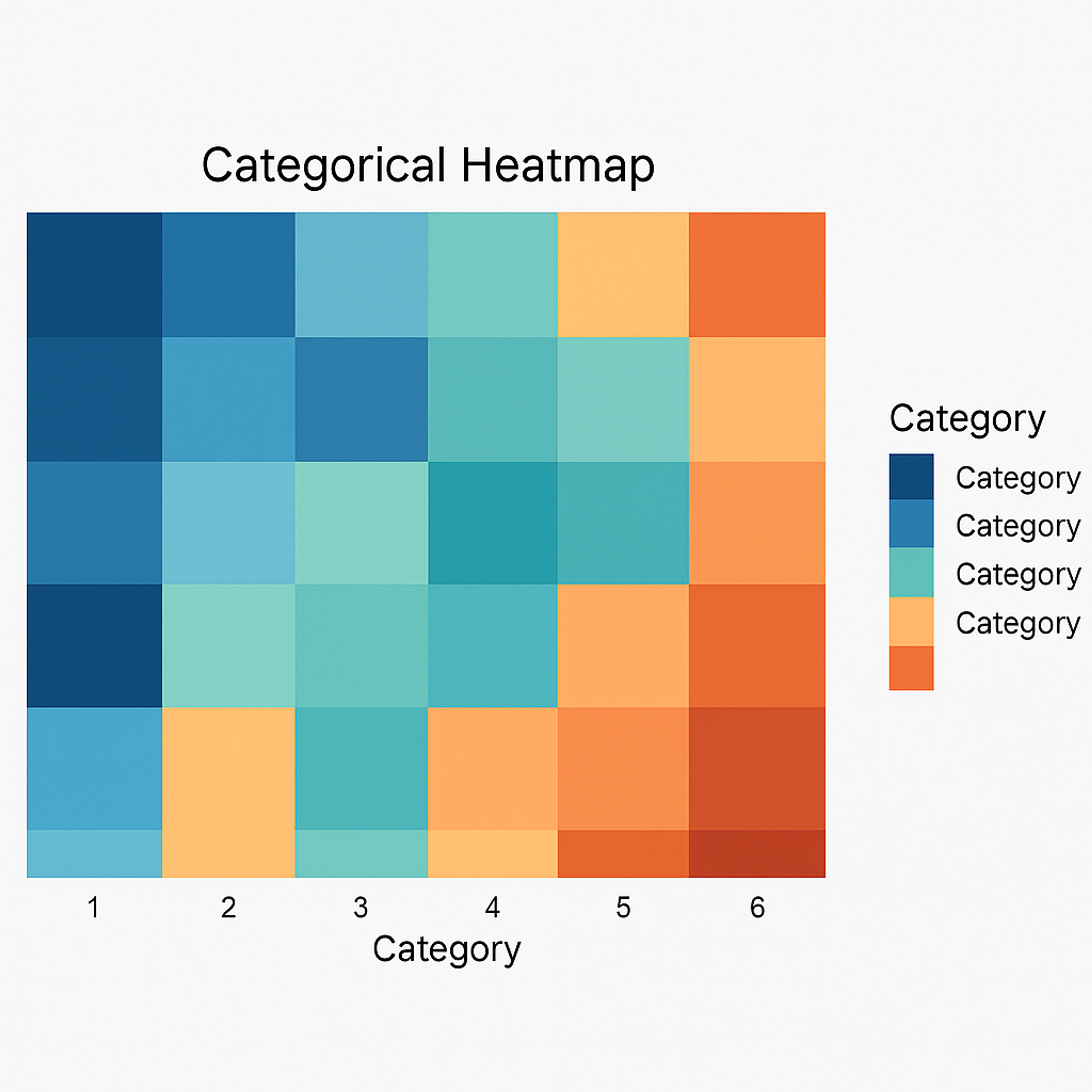 categorial heatmap data visualization