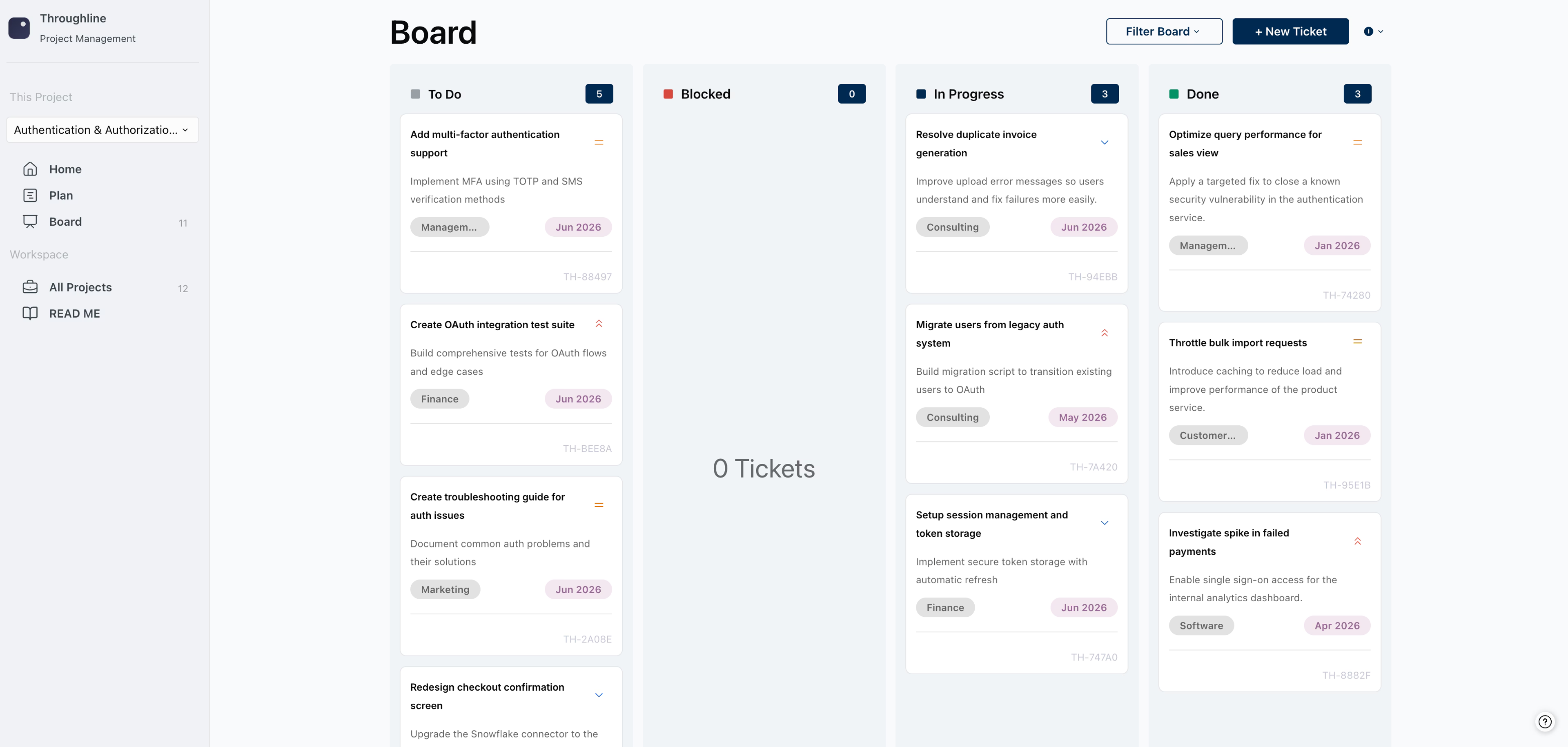 Kanban board built in Sigma