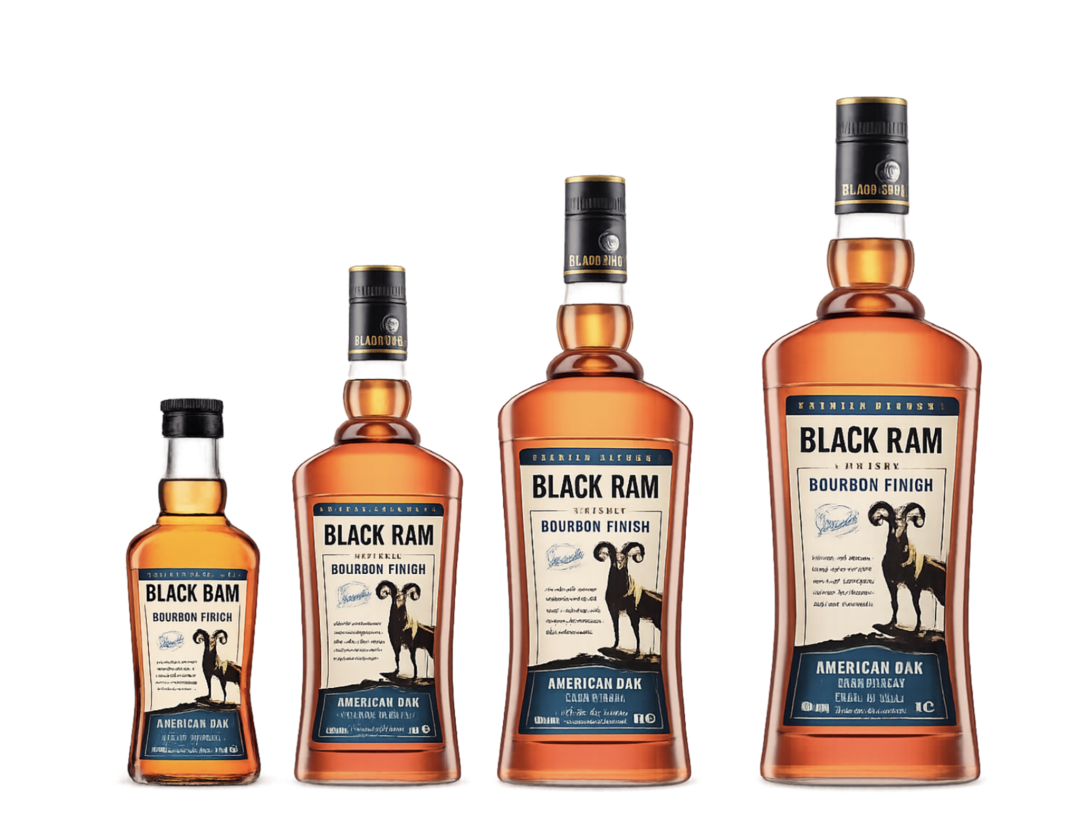 BLACK RAM BOURBON FINISH 40%