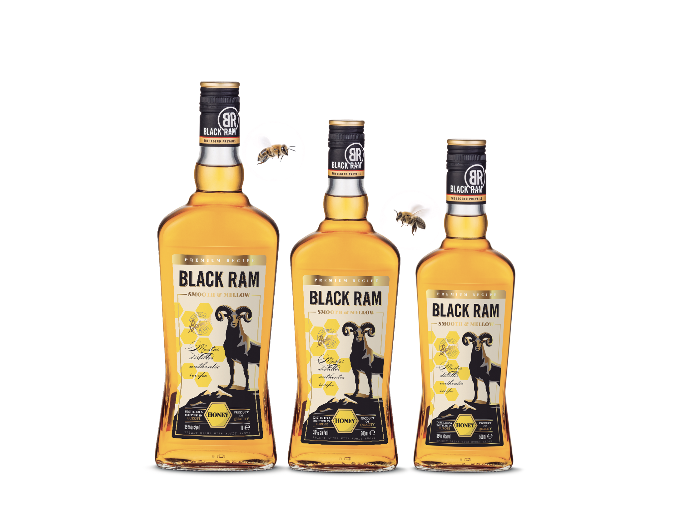Whisky BLACK RAM HONEY