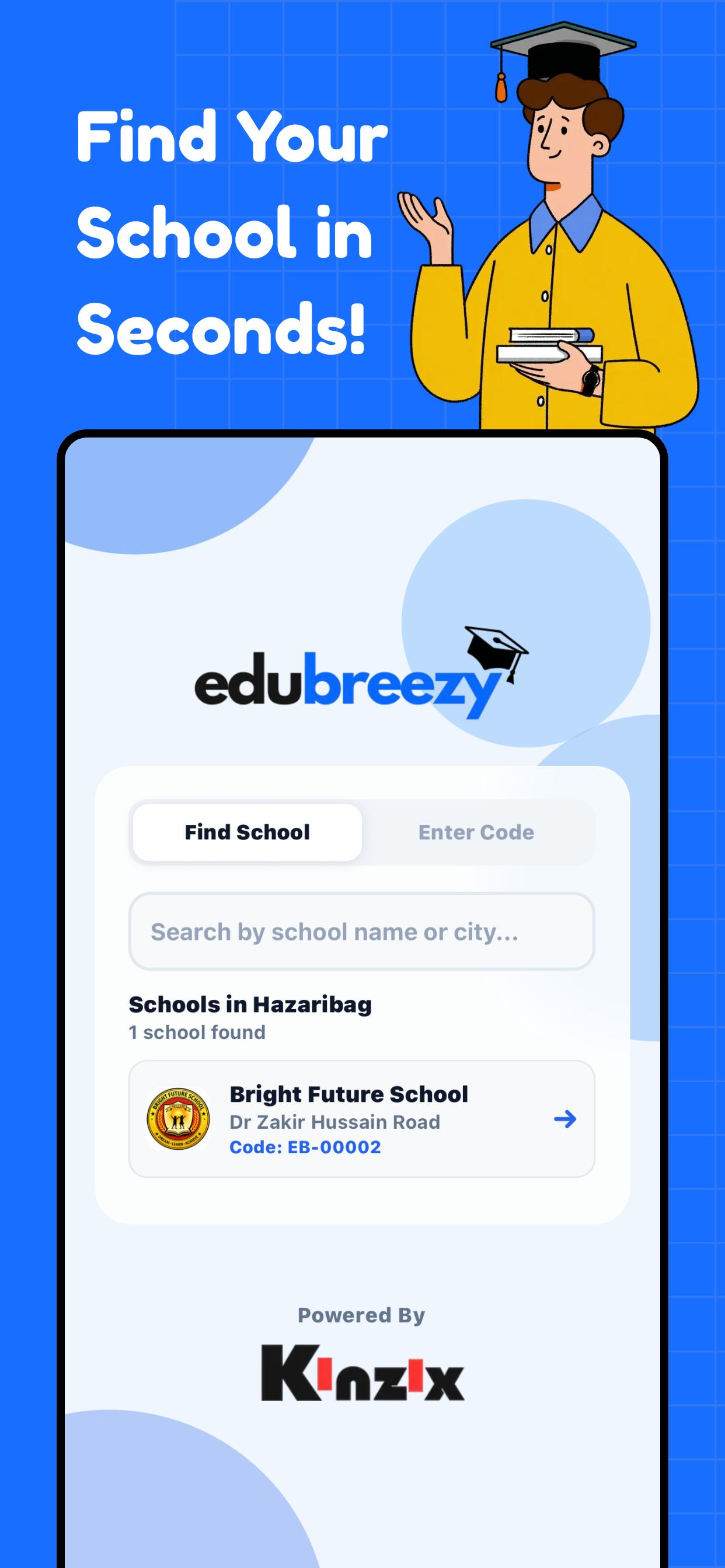 Edubreezy School ERP mockup
