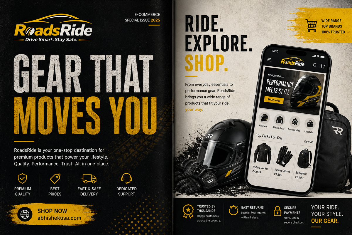 RoadsRide – Premium Riding Gear for Every Journey