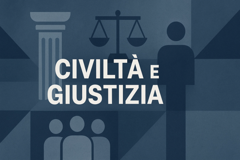 Copertina di Civiltà e giustizia