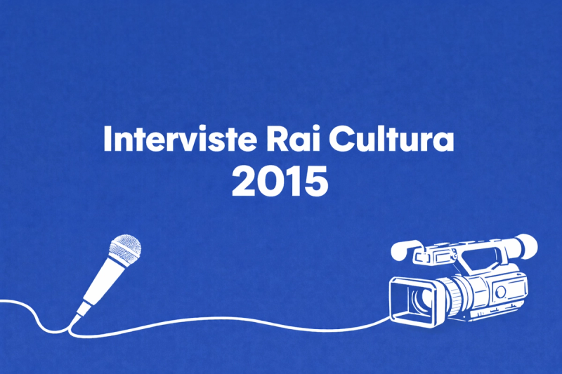 Copertina di Interviste Rai Cultura 2015