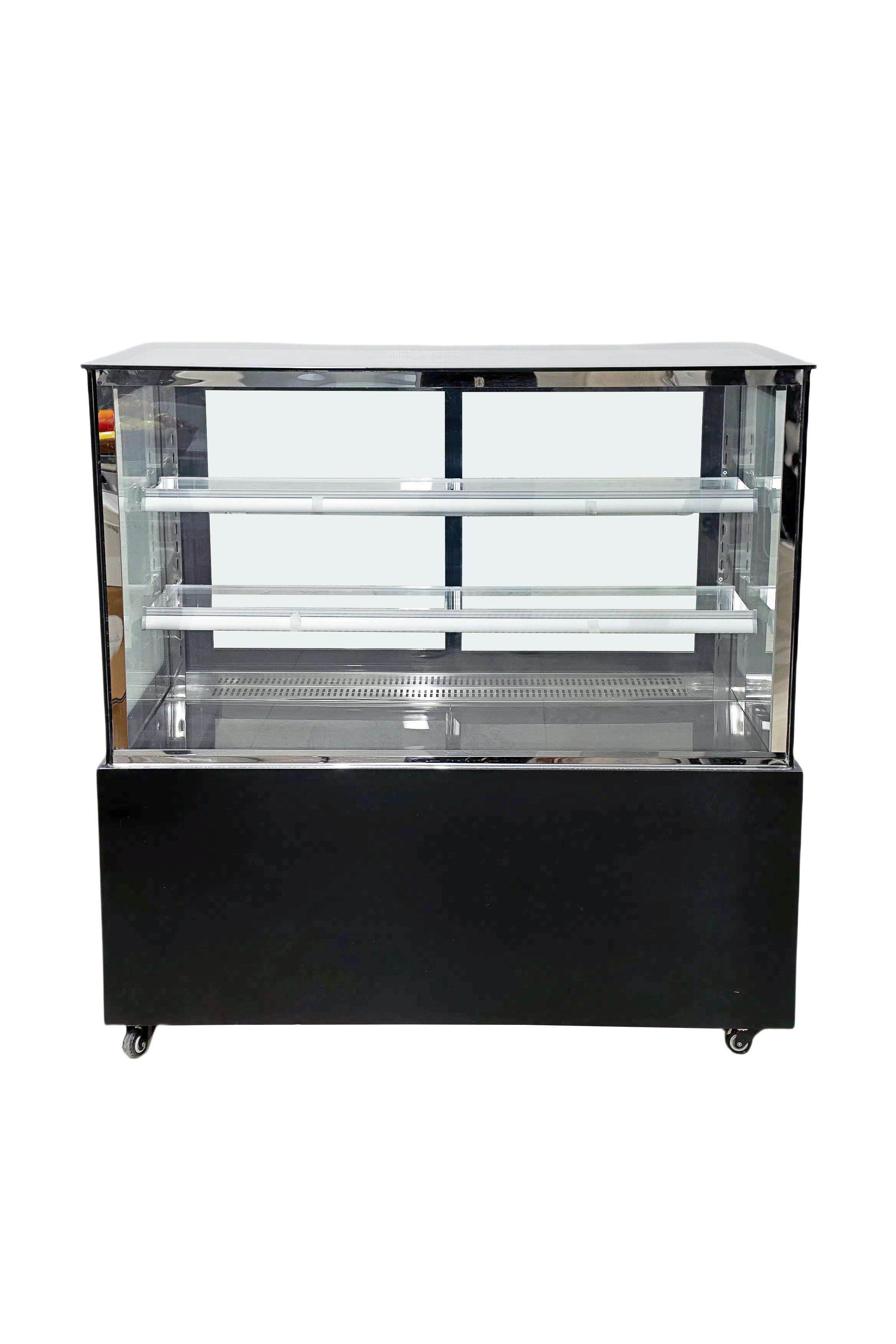 Square Glass Cake Display Case