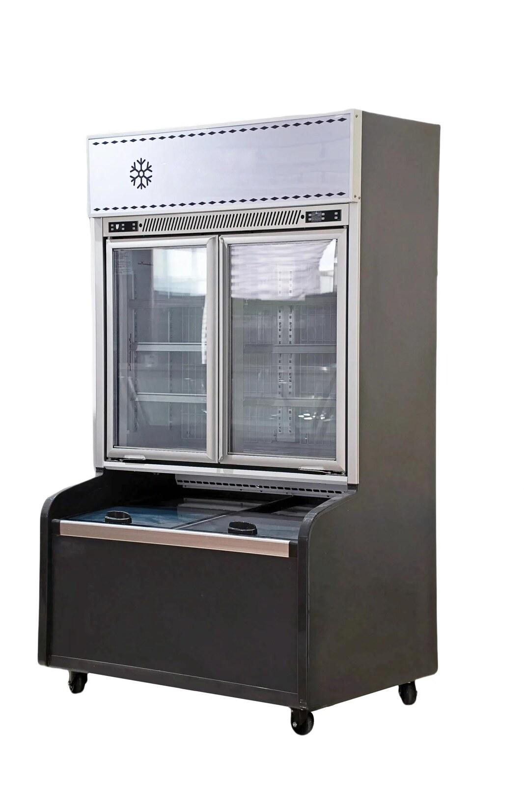 Upright-and-Chest Combination Freezer with Lightbox